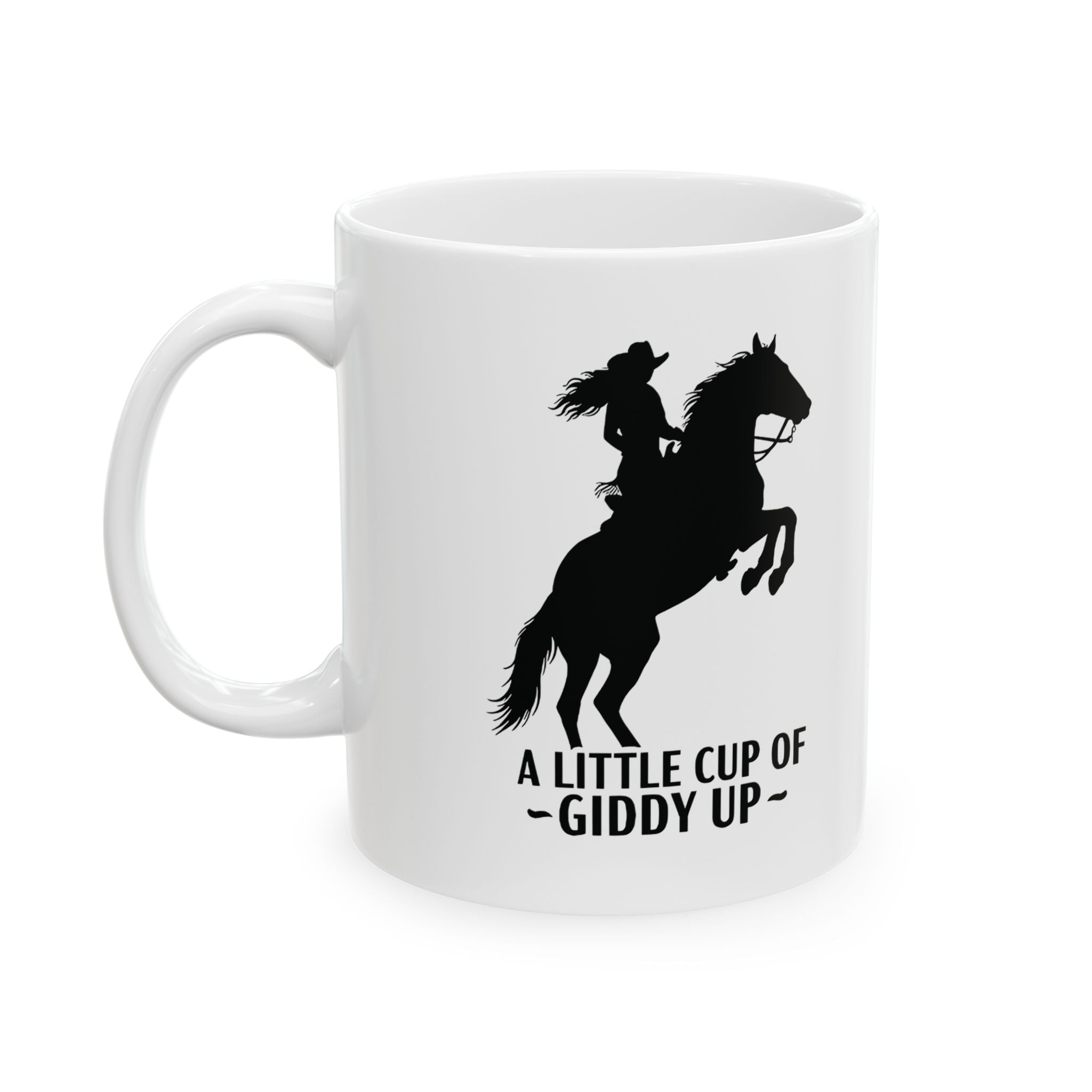 Cowgirl Coffee Cup, Gift for Cowgirl, Little Cup of Giddy Up, Cowgirl Kitchen Decor, Rodeo Mug