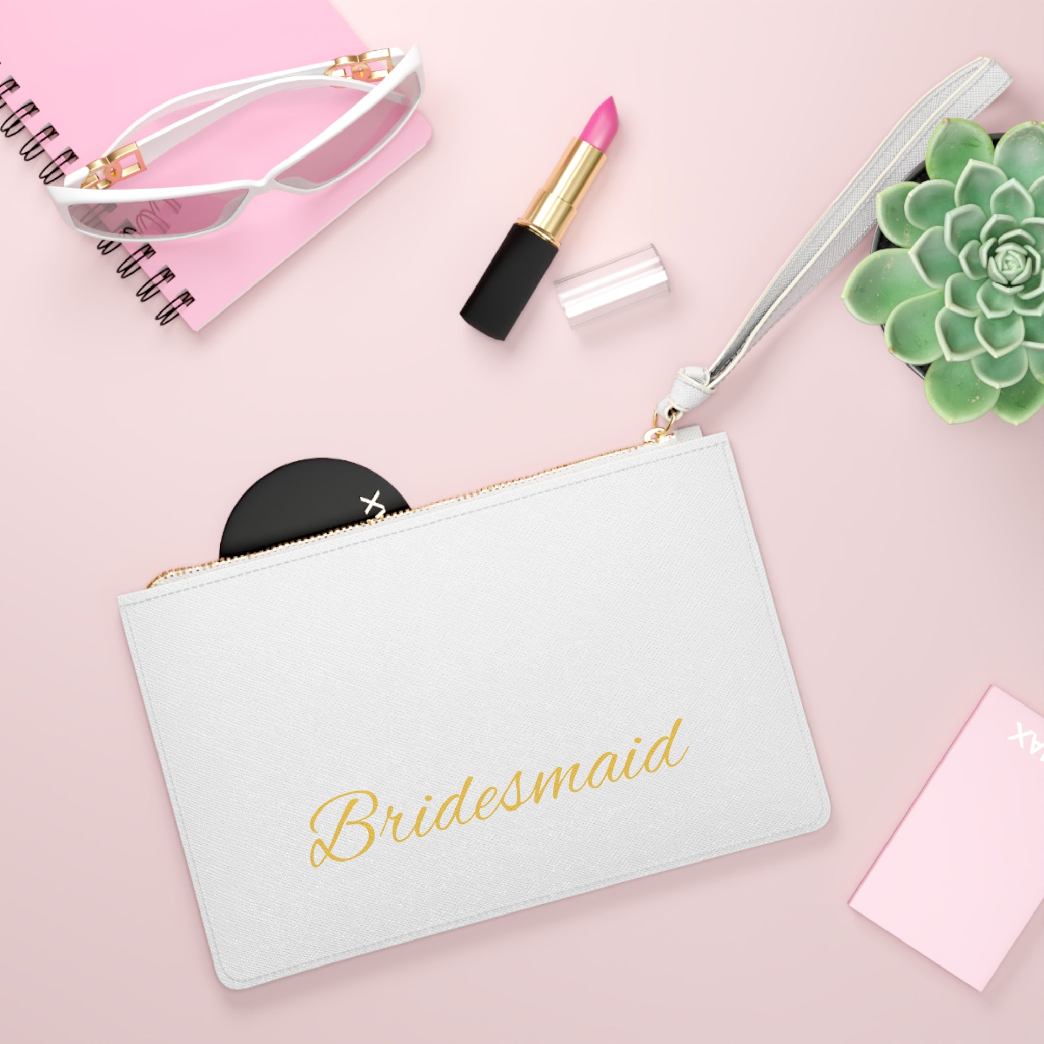 Personalized Bridesmaid Clutch Bag, Wedding Accessory, Bridal Party Gift, Special Occasion Purse, Personalized Clutch, Event Essentials