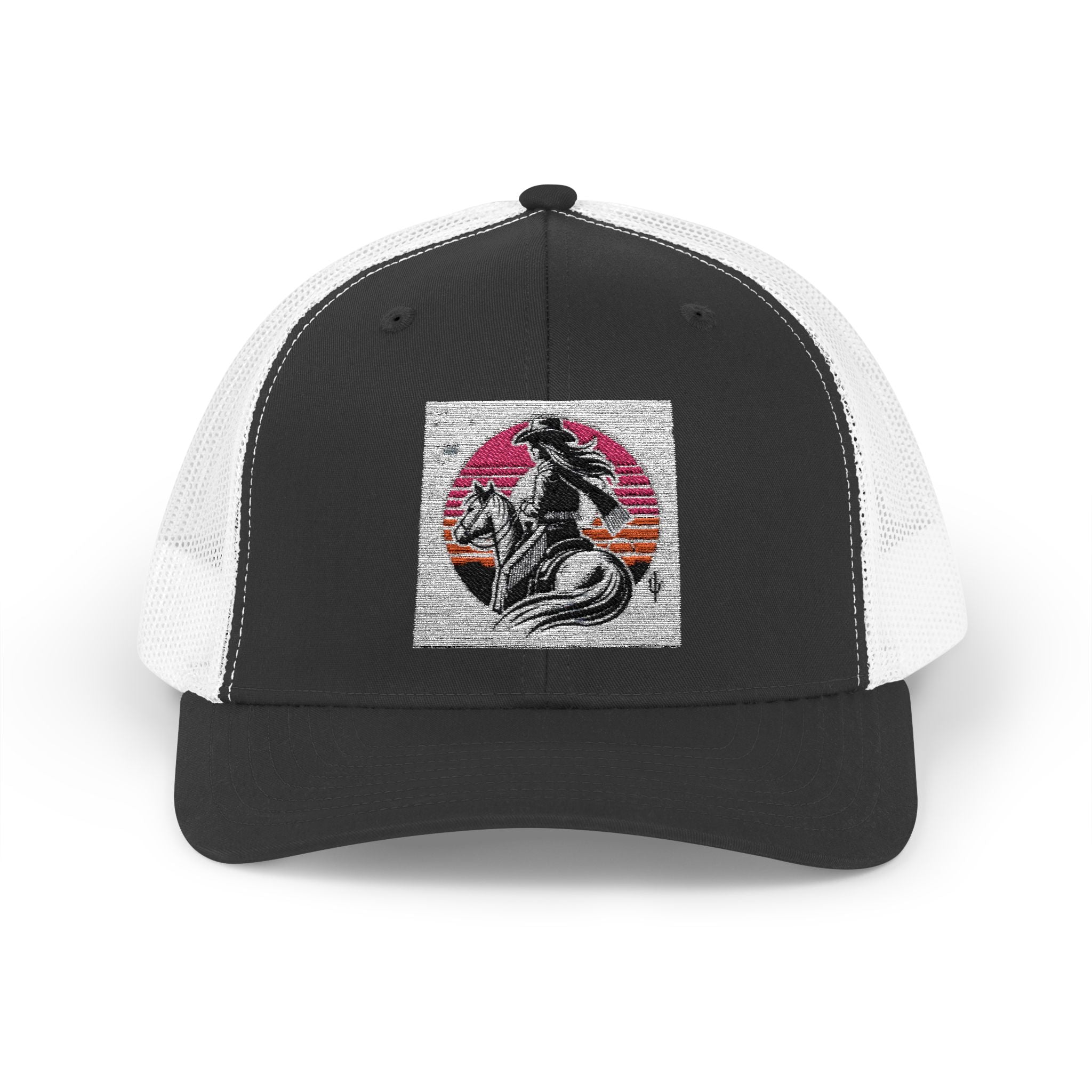 Cowgirl Trucker Hat, Cowgirls BASEBALL HAT, Custom Trucker Hat, Mid Height Western Cap, Emboidered Snapback Trucker Cap