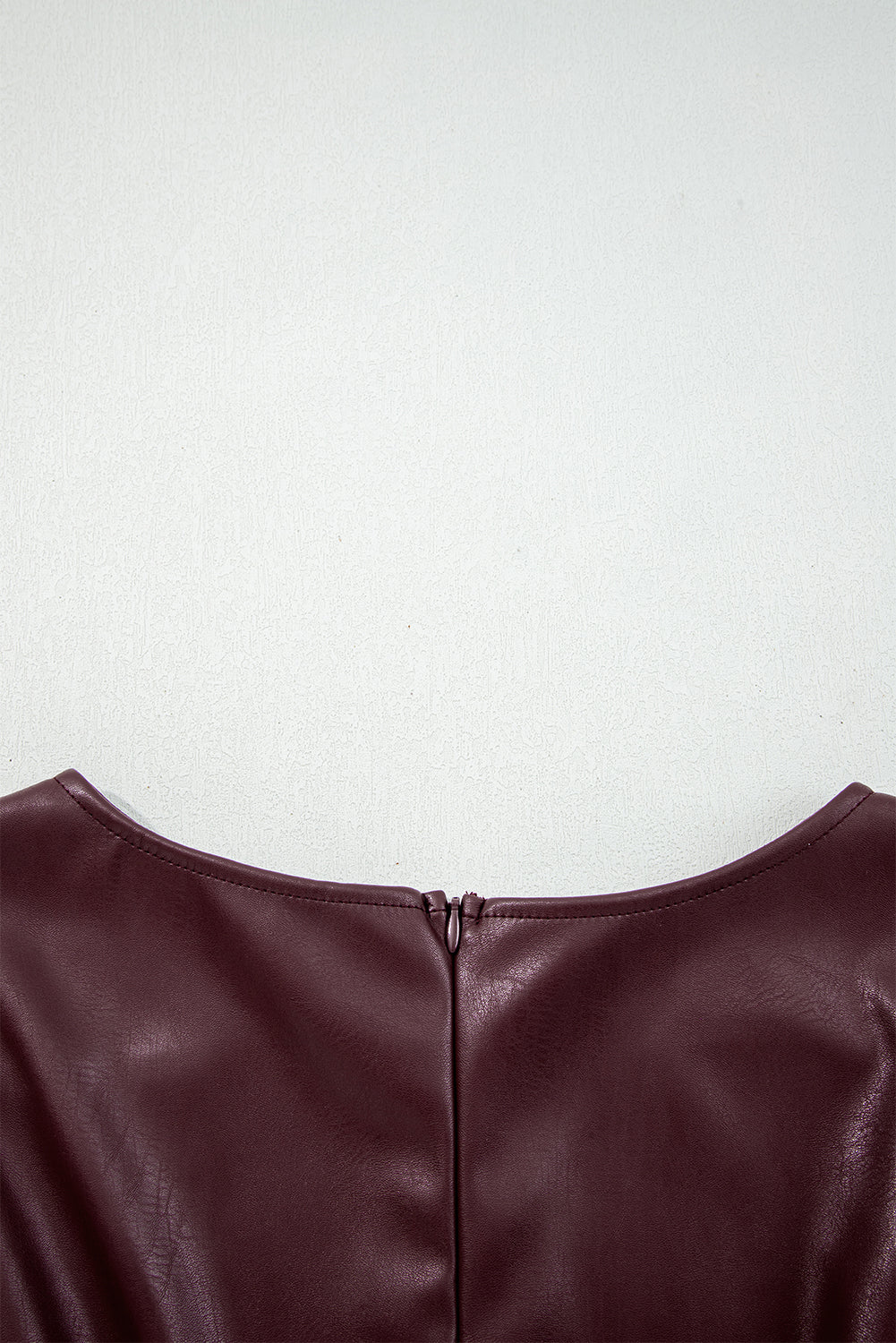Faux Leather Sleeveless Mini Dress, Womens Vegan Leather Bodycon Dress, Edgy Mini Dress, Sleeveless Party Dress