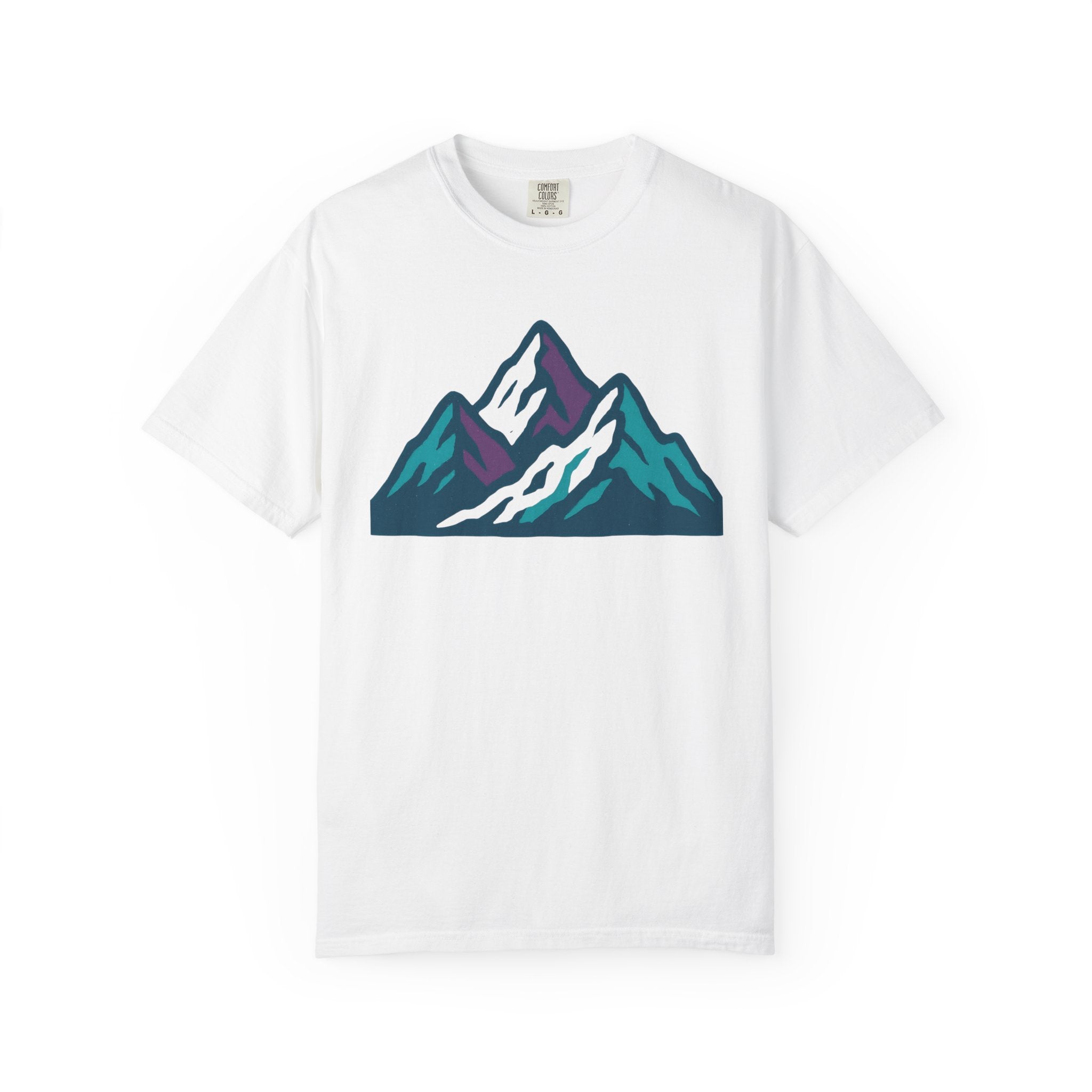 Mountain Graphic Unisex T-shirt, Comfort Colors Outdoor Shirt, Hiking Adventure Tee, Nature Lover Gift, Summer Outing Apparel