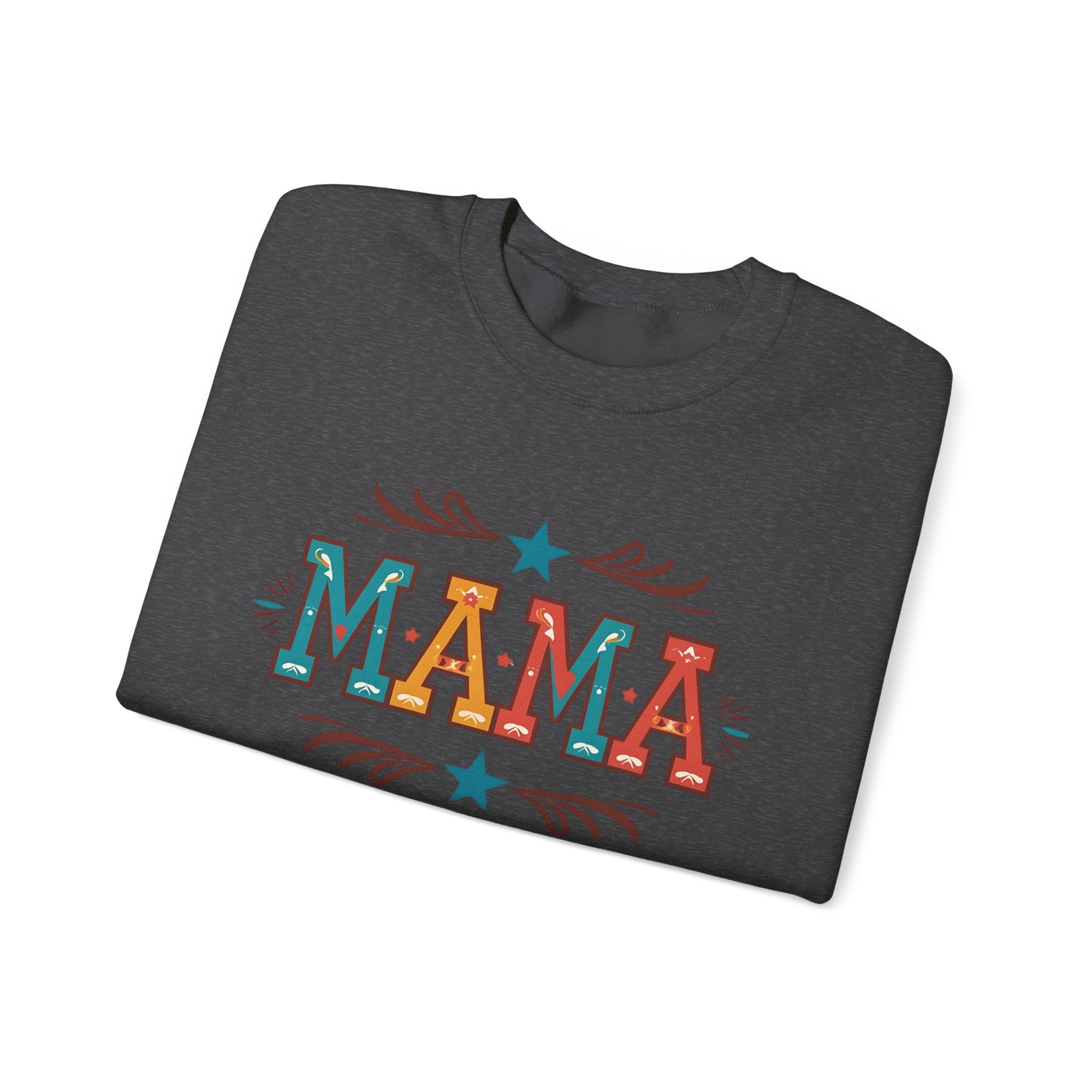 Western MAMA Sweatshirt, Custom Mom Gift with Kids Names, Cozy Mothers Day Crewneck