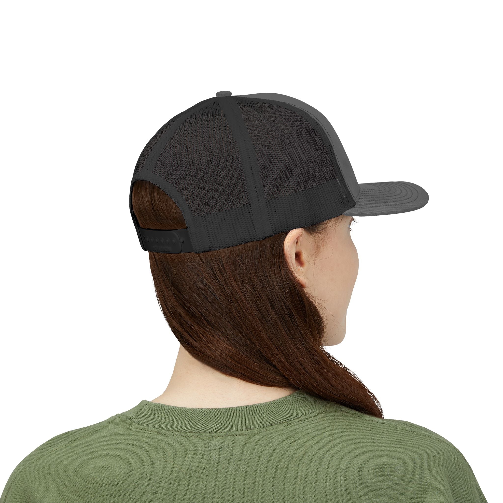 Cowgirl Trucker Hat, Cowgirls BASEBALL HAT, Custom Trucker Hat, Mid Height Western Cap, Emboidered Snapback Trucker Cap