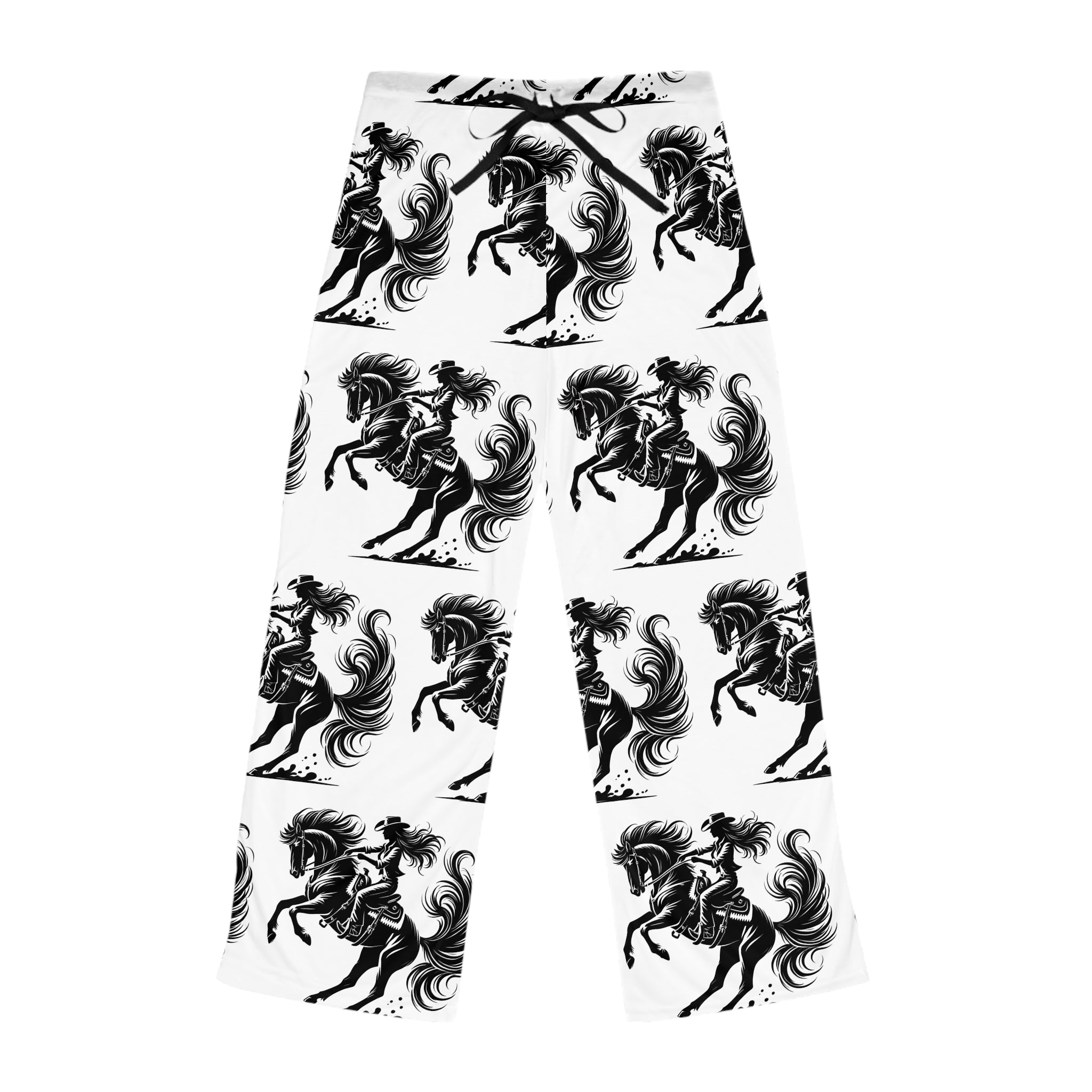 Wild Cowgirl Pajama Pants, Bachelorette Cowgirl Pants, Cowgirl Print Pants, Summer Cowgirl Loungewear, Horse PJs