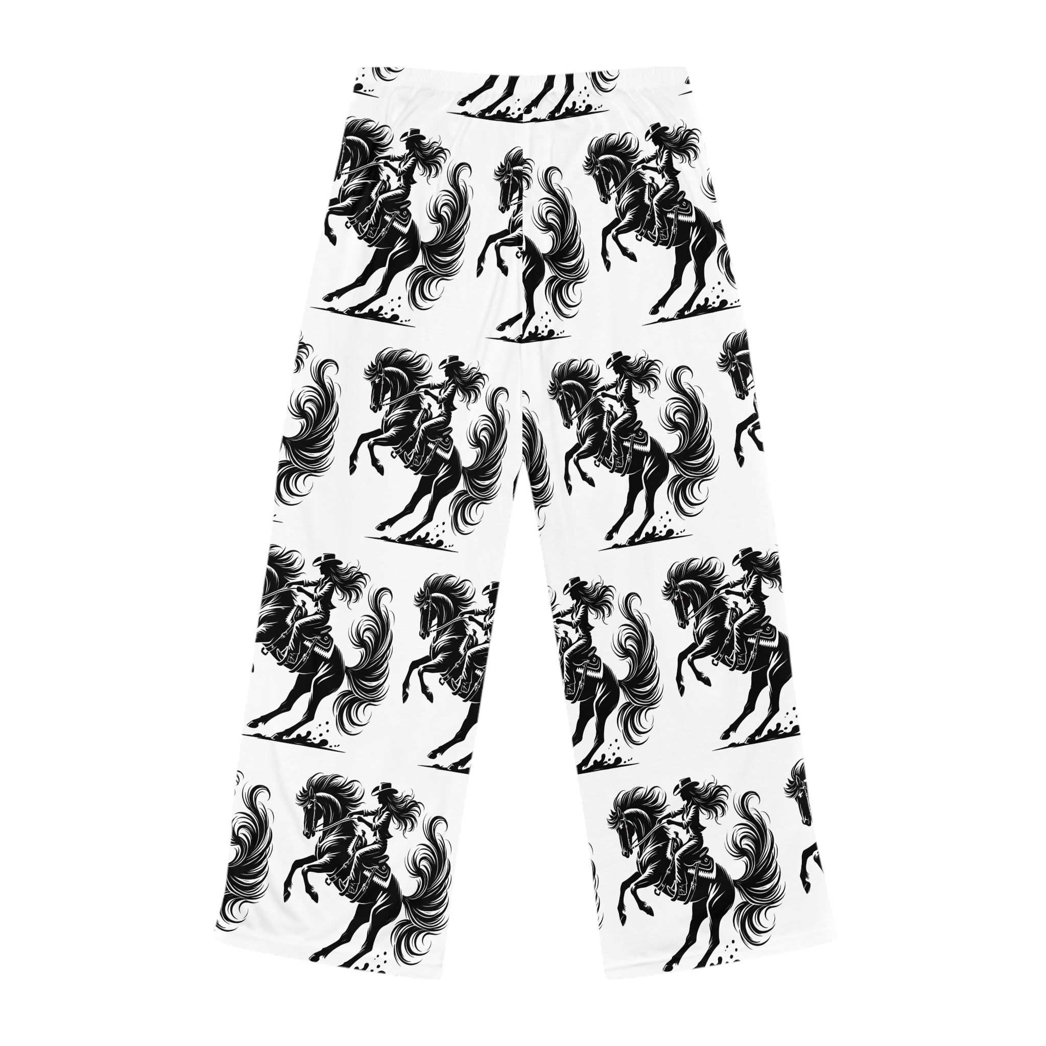 Wild Cowgirl Pajama Pants, Bachelorette Cowgirl Pants, Cowgirl Print Pants, Summer Cowgirl Loungewear, Horse PJs