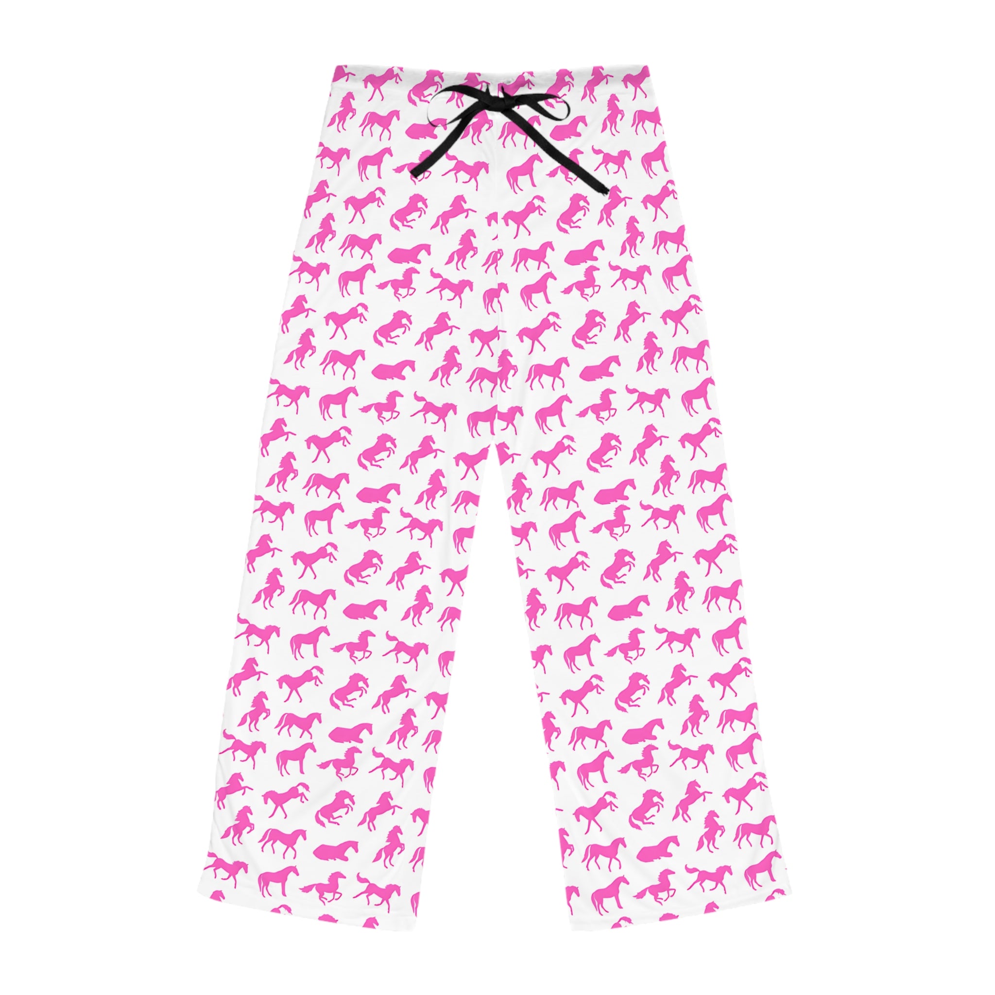 Pink Pony Club Pajama Pants, Hot Pink Horse Cowgirl Pajamas, Western Print Party Pants, Pink Pony Sleepwear, BACHELORETTE Party