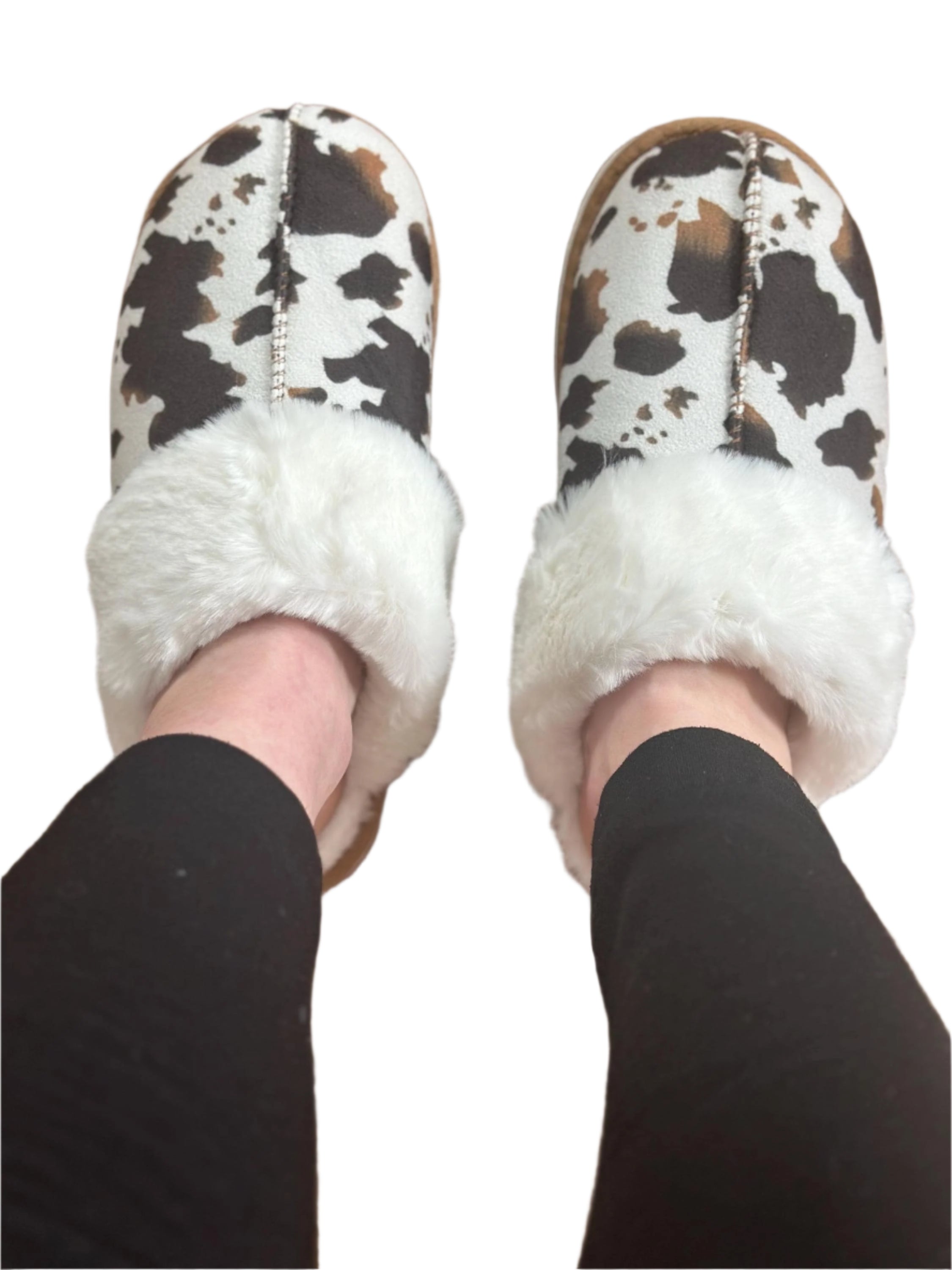 COWGIRL Slippers, Gifts for Cowgirls, COWPRINT Slippers, COW Slippers, Gifts for Country Girls, Western Slippers, COW PRINT SLIPPERS, Cowhide Slippers, Cowgirl Slippers, Cow Slippers make great Cow print gifts and Cowgirl. Ultra-soft PLUSH slippers feature sherpa lining, durable rubber sole, CUTE COW PRINT and SHIP FREE with $35 purchase from MONTANA TODAY.