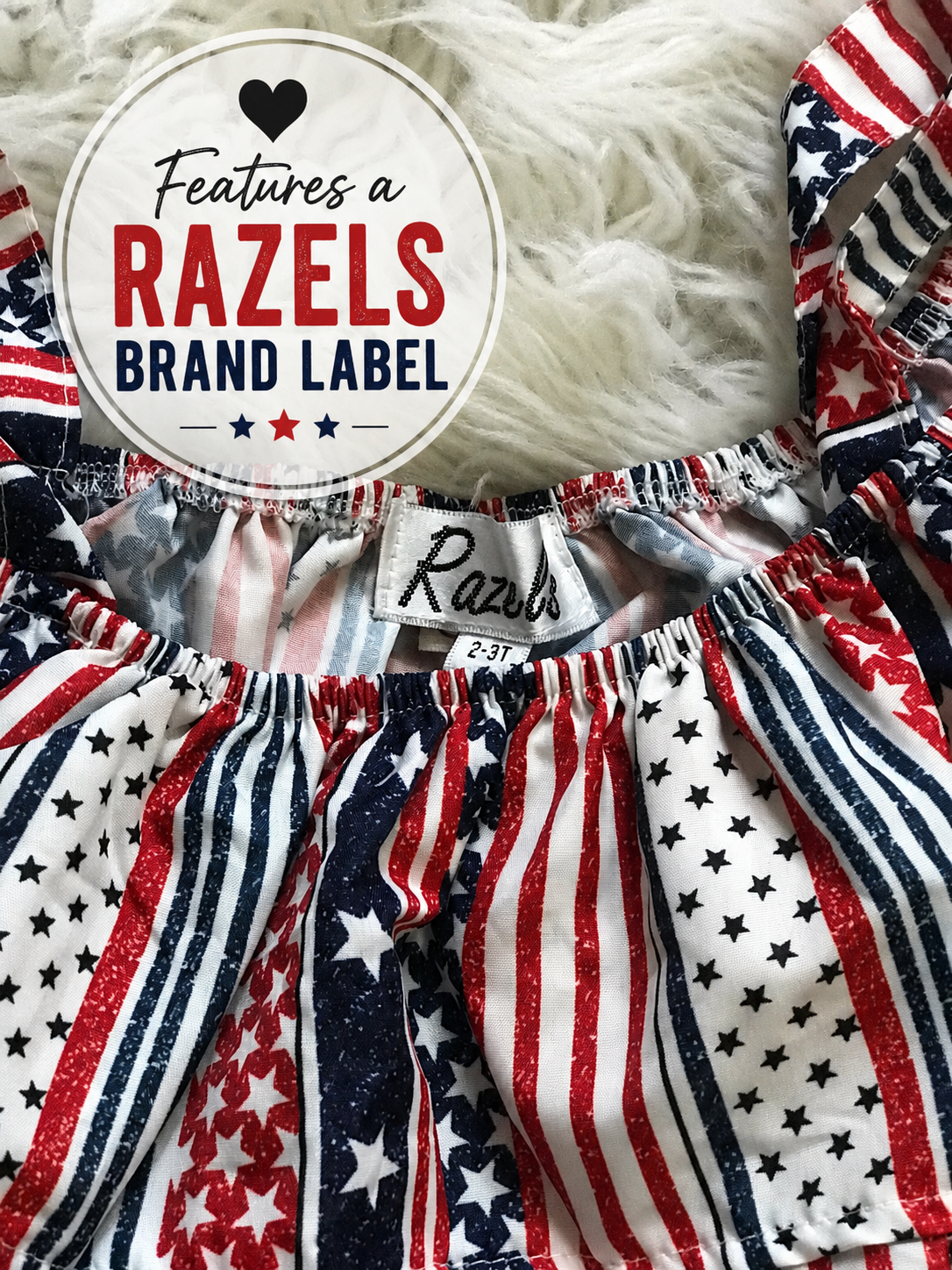 Toddler Patriotic Outfit, 4th of July Ruffle Top and Denim Shorts Set, Red White Blue Outfit