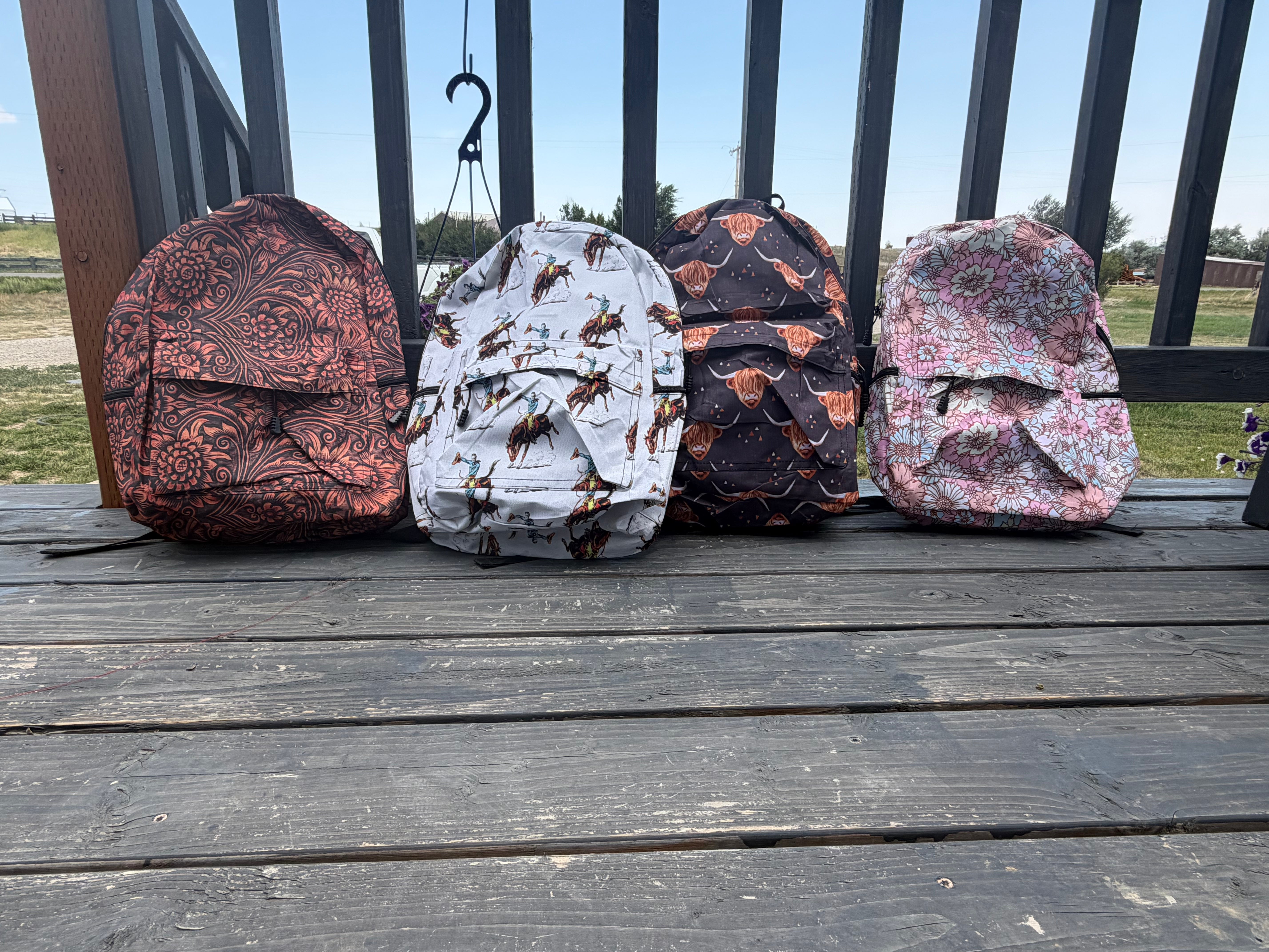 Kids Western Backpacks, Full Size School Backpacks, In Stock Ships Today