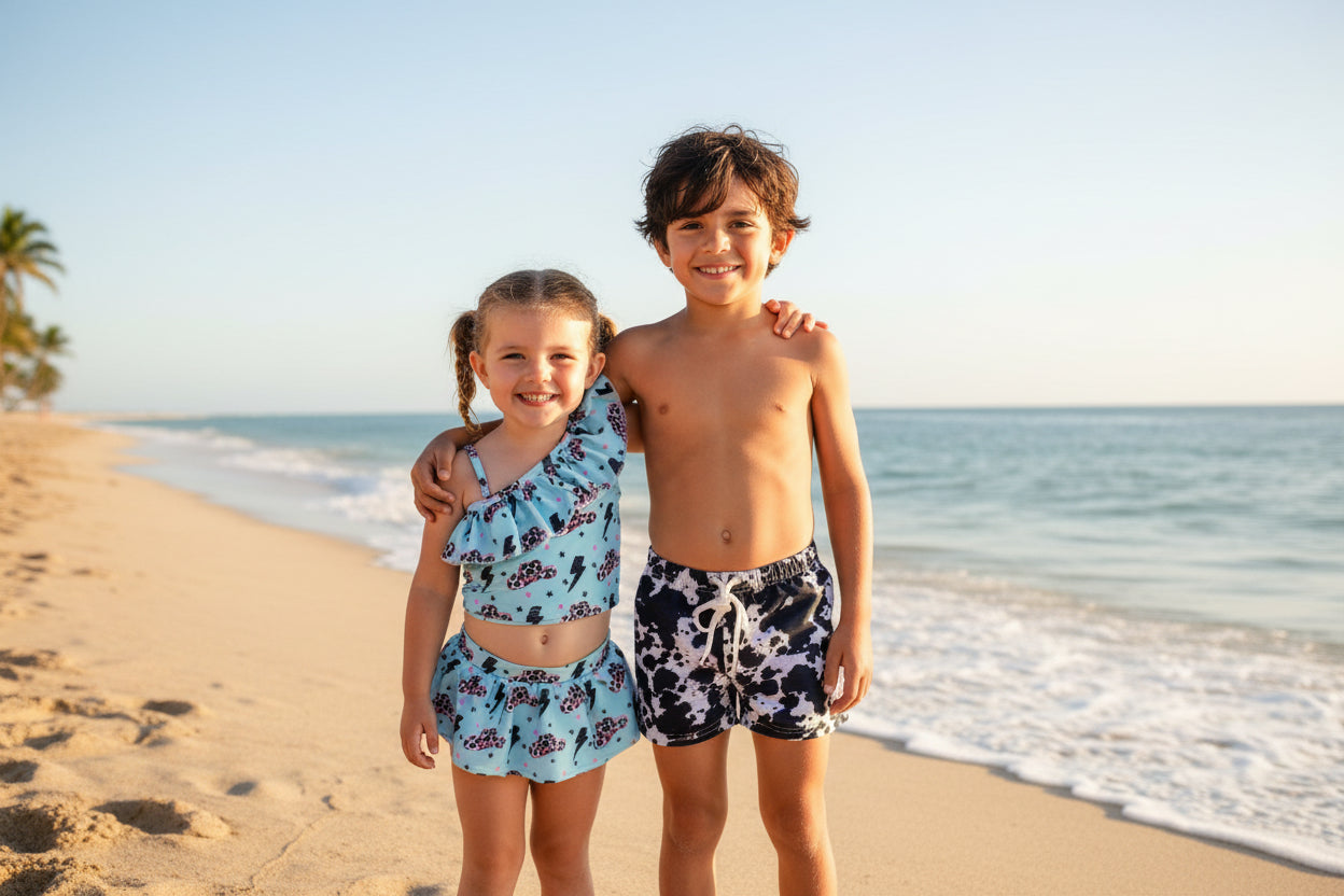 Western Tankini Swimsuit, Cowgirl Swimwear -Razels