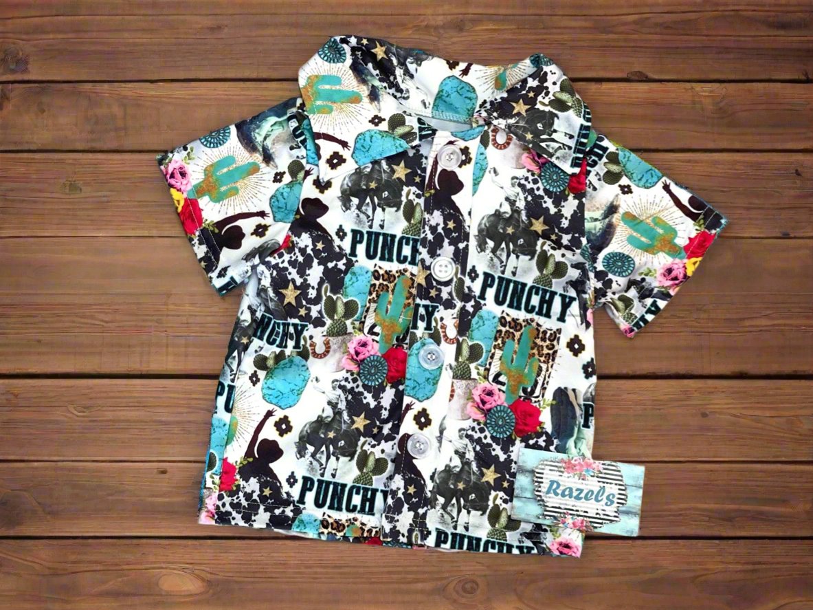 Brother and Sister Rodeo Shirts, Punchy Cowboy Cowgirl Shirt - Razels