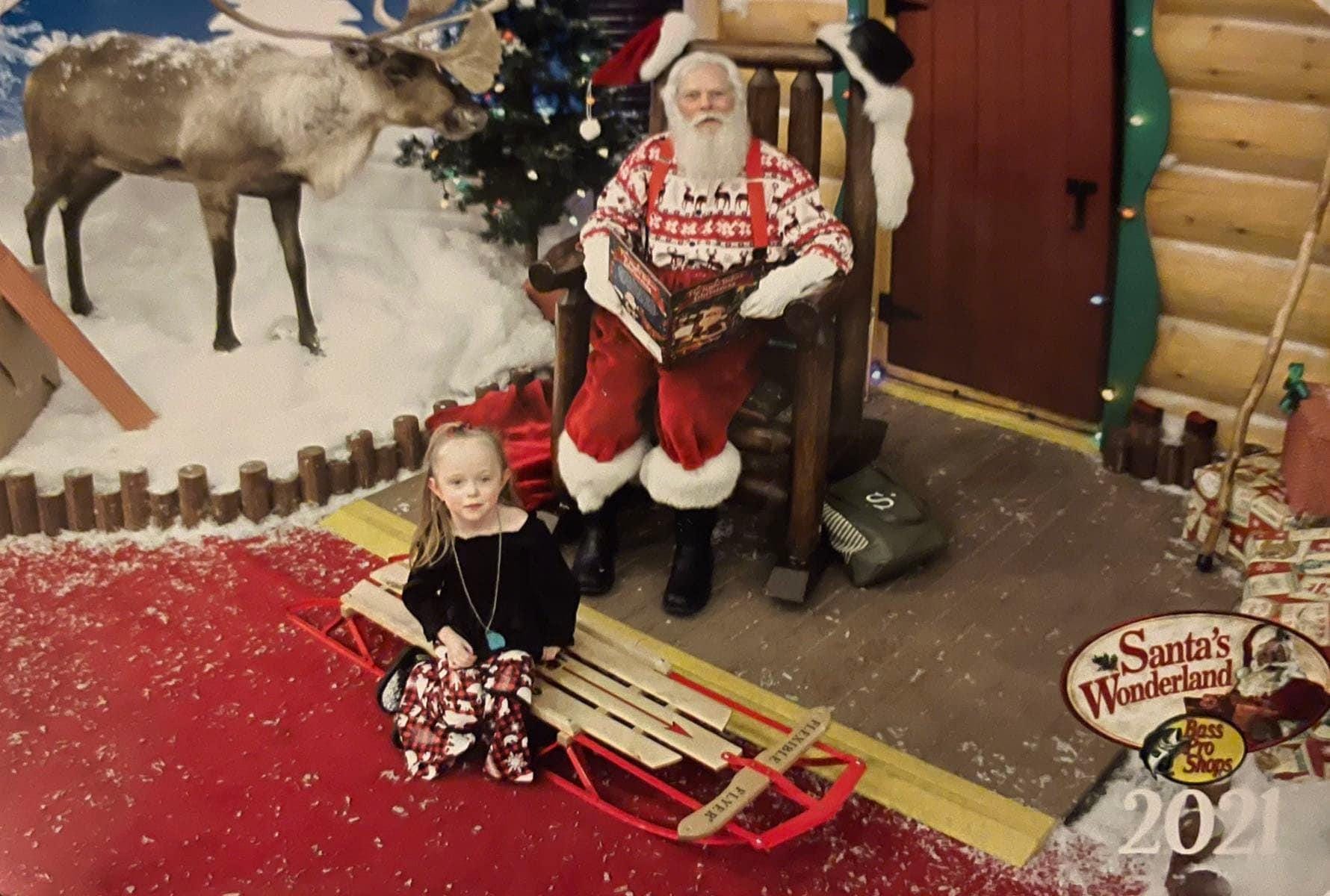 Christmas Bear Toddler Outfit, Buffalo Plaid Bear Snowflake Bell Bottoms - Razels