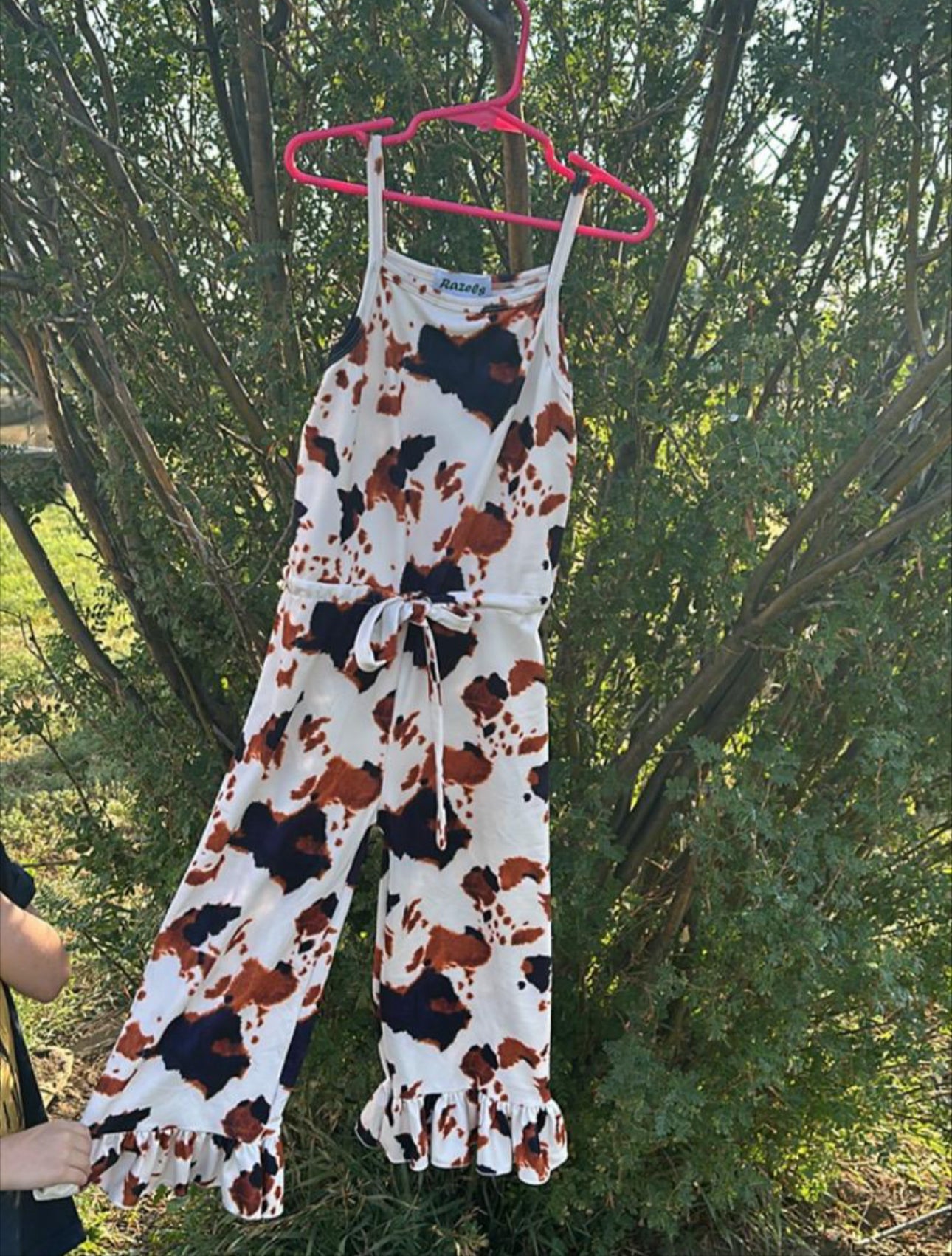 Cow shops romper baby