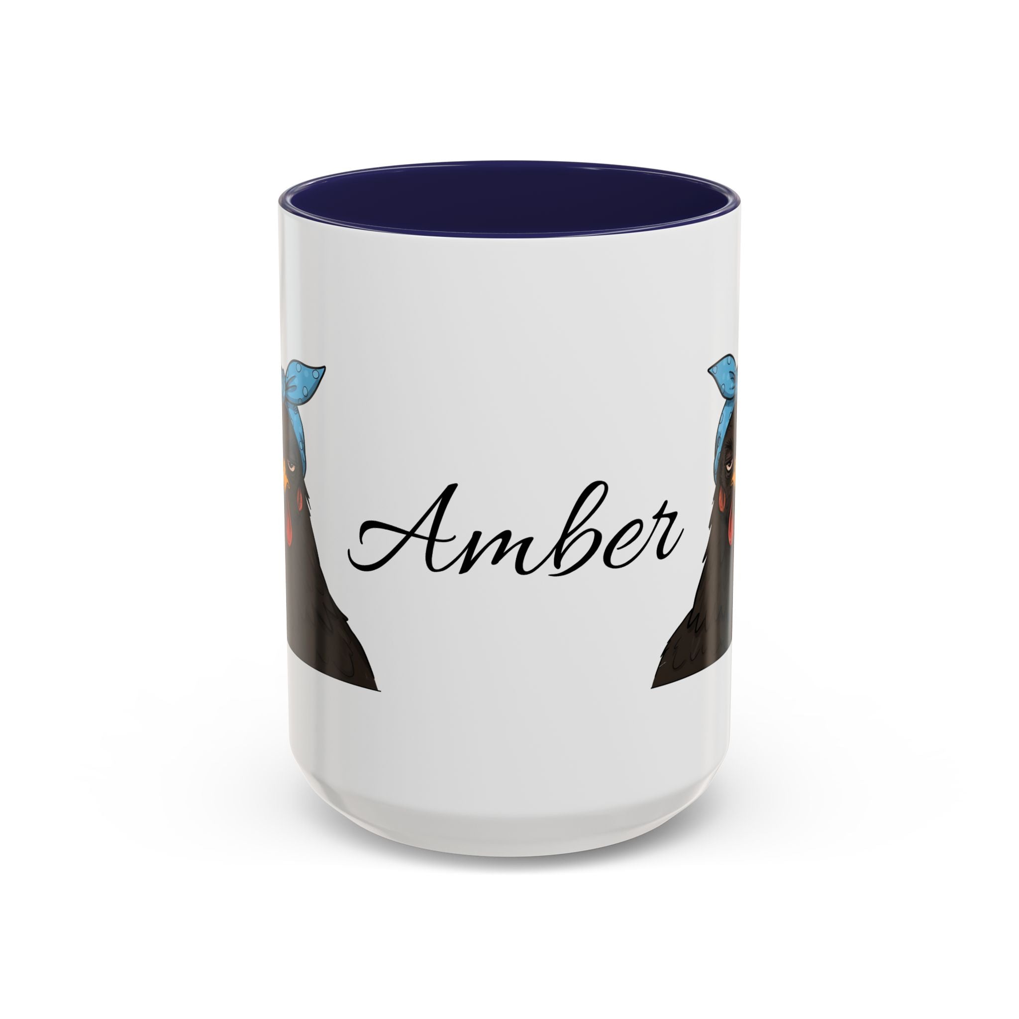 Crazy Chicken Lady Mug, Personalized Name, Mad Hen Mug, Chicken Coffee Cup, Gift for Chicken Lover, Quirky Coffee Cup - Razels