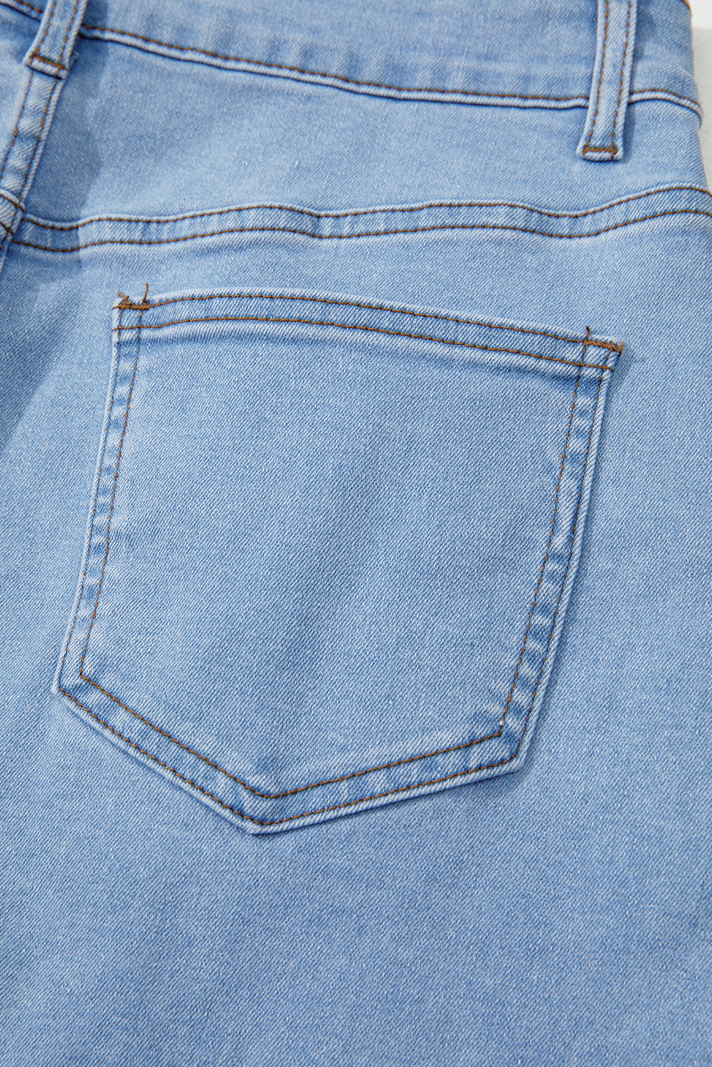 Western Embroidered Denim Mini Skirt, Womens Western Jean Skirt, Festival Cowgirl Mini Skirt,