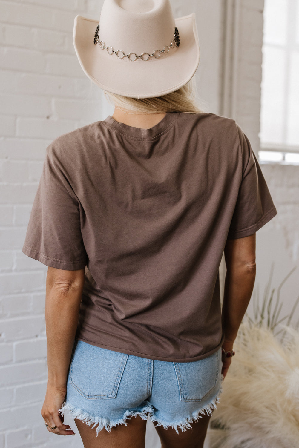 Coffee Honky Tonk Honey Graphic T-Shirt | Women’s Western Cowgirl Crew Neck Tee