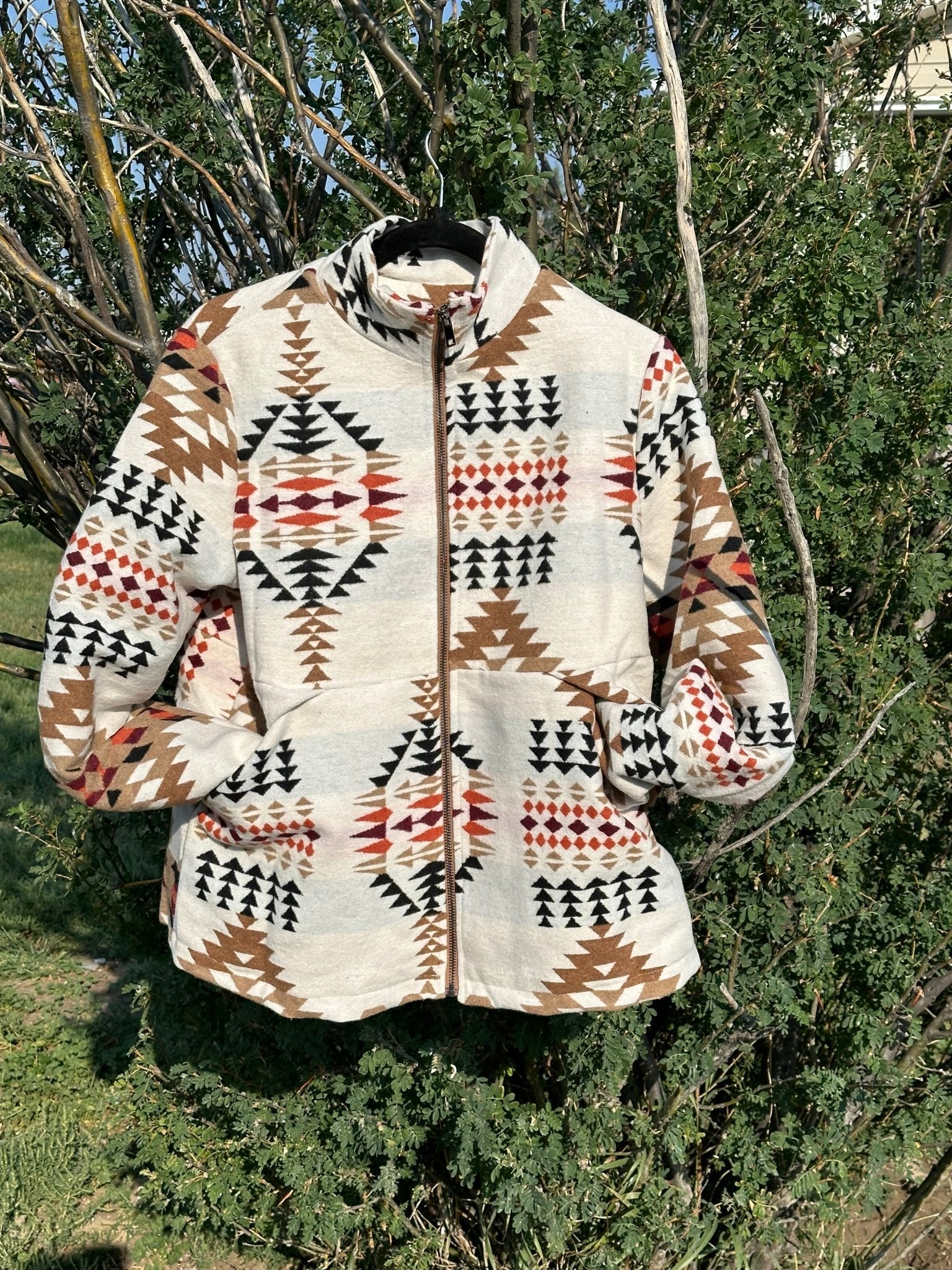 Fall Aztec Jacket Womens Southwestern Jacket Western Jacket - Razels