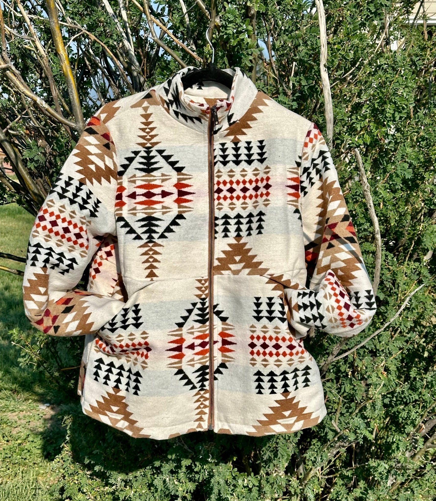 Fall Aztec Jacket Womens Southwestern Jacket Western Jacket - Razels