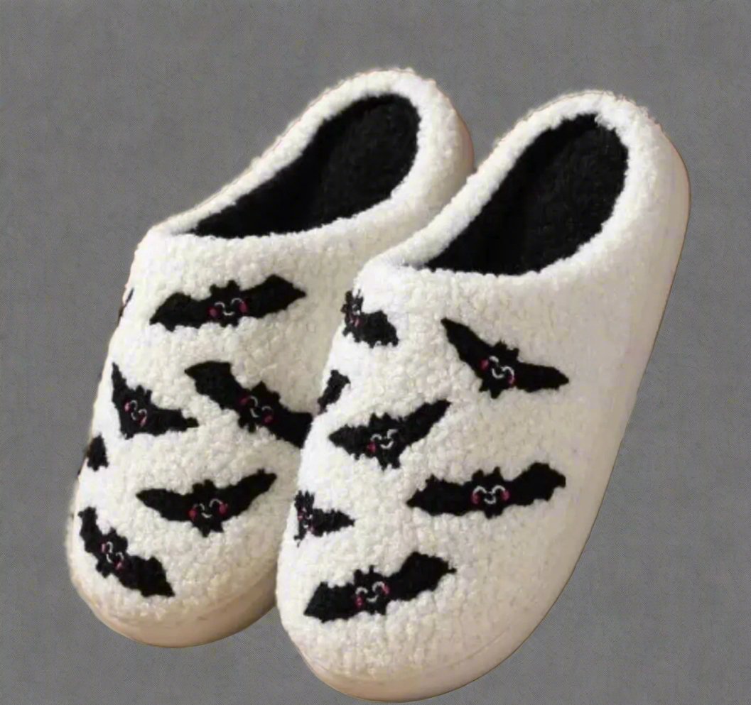 Halloween Slippers Bat Slippers - Razels