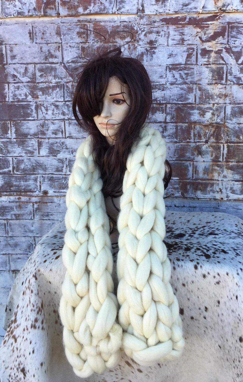 Giant Knit Scarf | Extreme Wool, Oversized KNIT SCARF