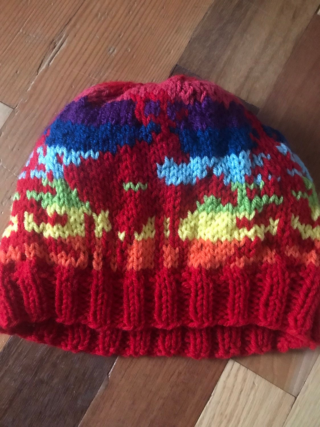 Rainbow Same Love Knit Hat, The Fornicators Hat | Gay Deer Love, Love is Love, Same Sex, Gay Pride, Rainbow Hat