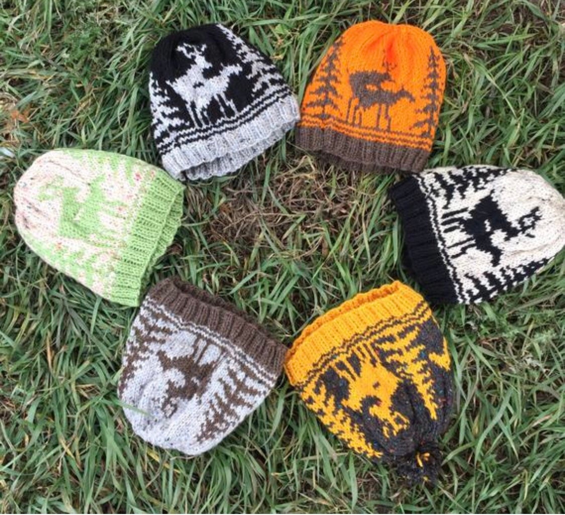 Knit Elk Sex Hat, Funny Hunters Gift, PICK YOUR COLORS Deer Hat