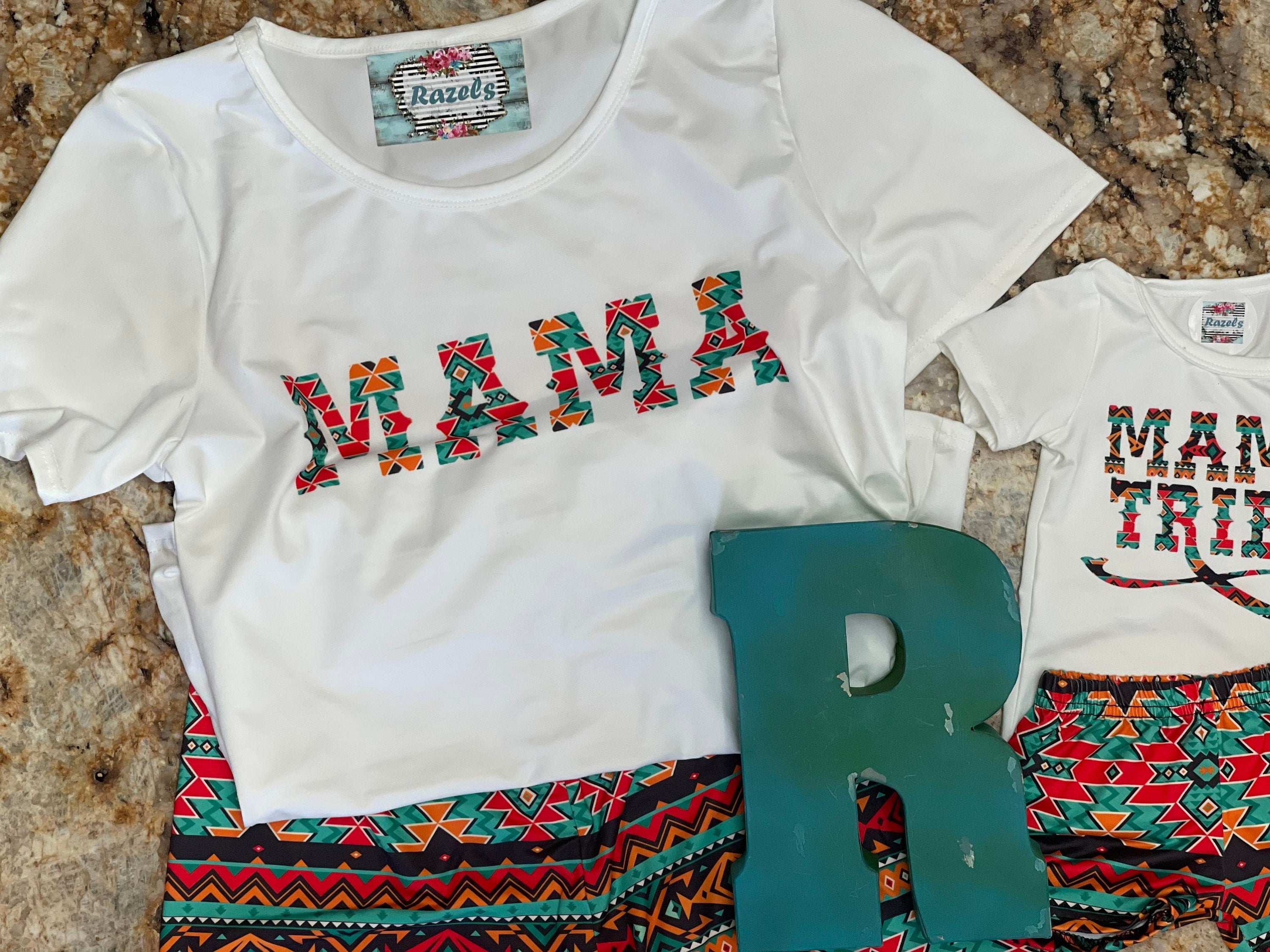 MAMA Tried Pajama Set - Christmas Gift for Mom. Matching short set is an unbeatable deal at only $10 for the set! With a flattering semi-fitted tee and super comfy, high-rise shorts, this lounge set is ideal for lounging around or running errands.