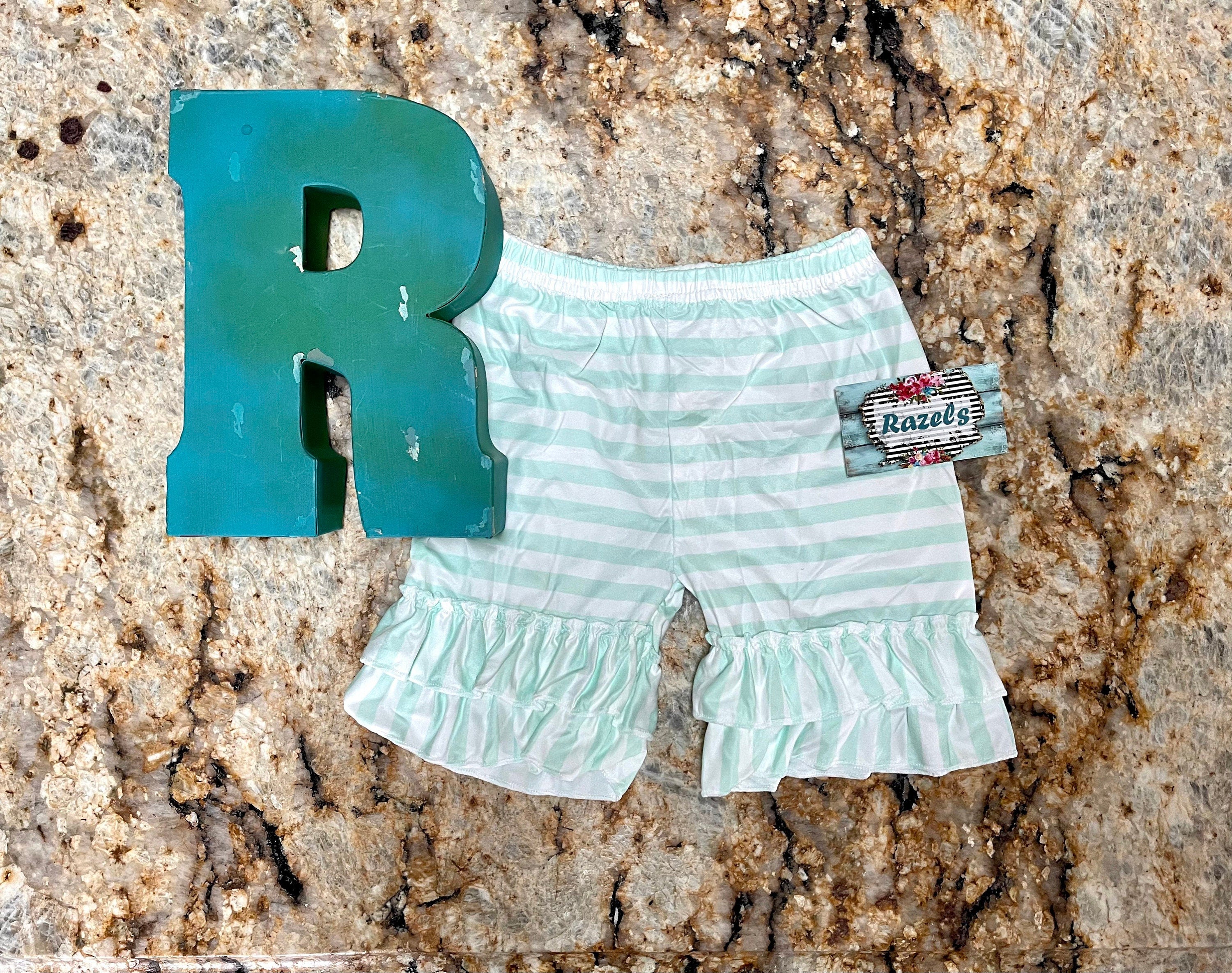 Toddler Floral Swing Tank, Striped Ruffle Short Set
