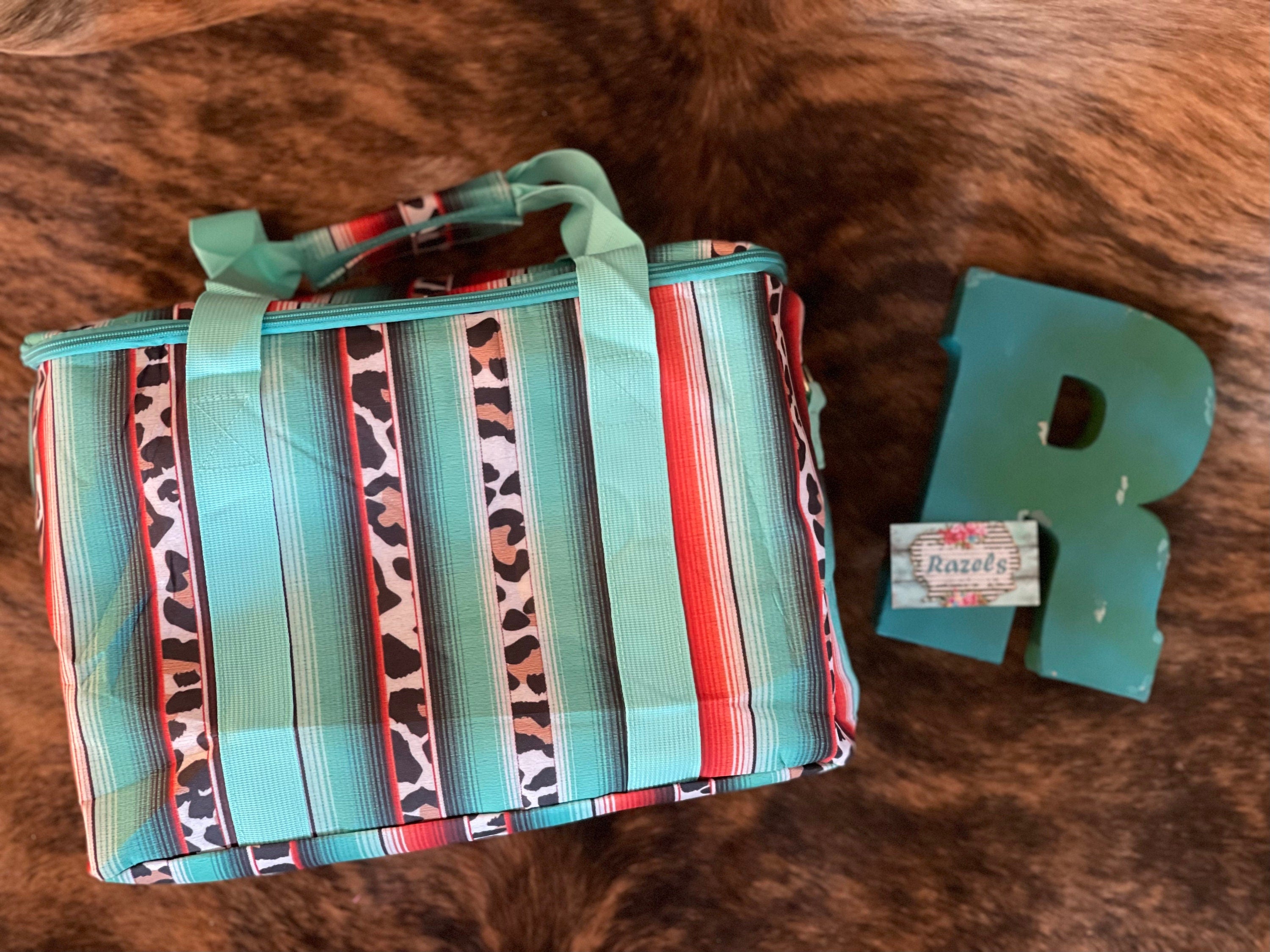 WESTERN COOLER | Soft Cooler BAG, Cow Print Cooler Bag