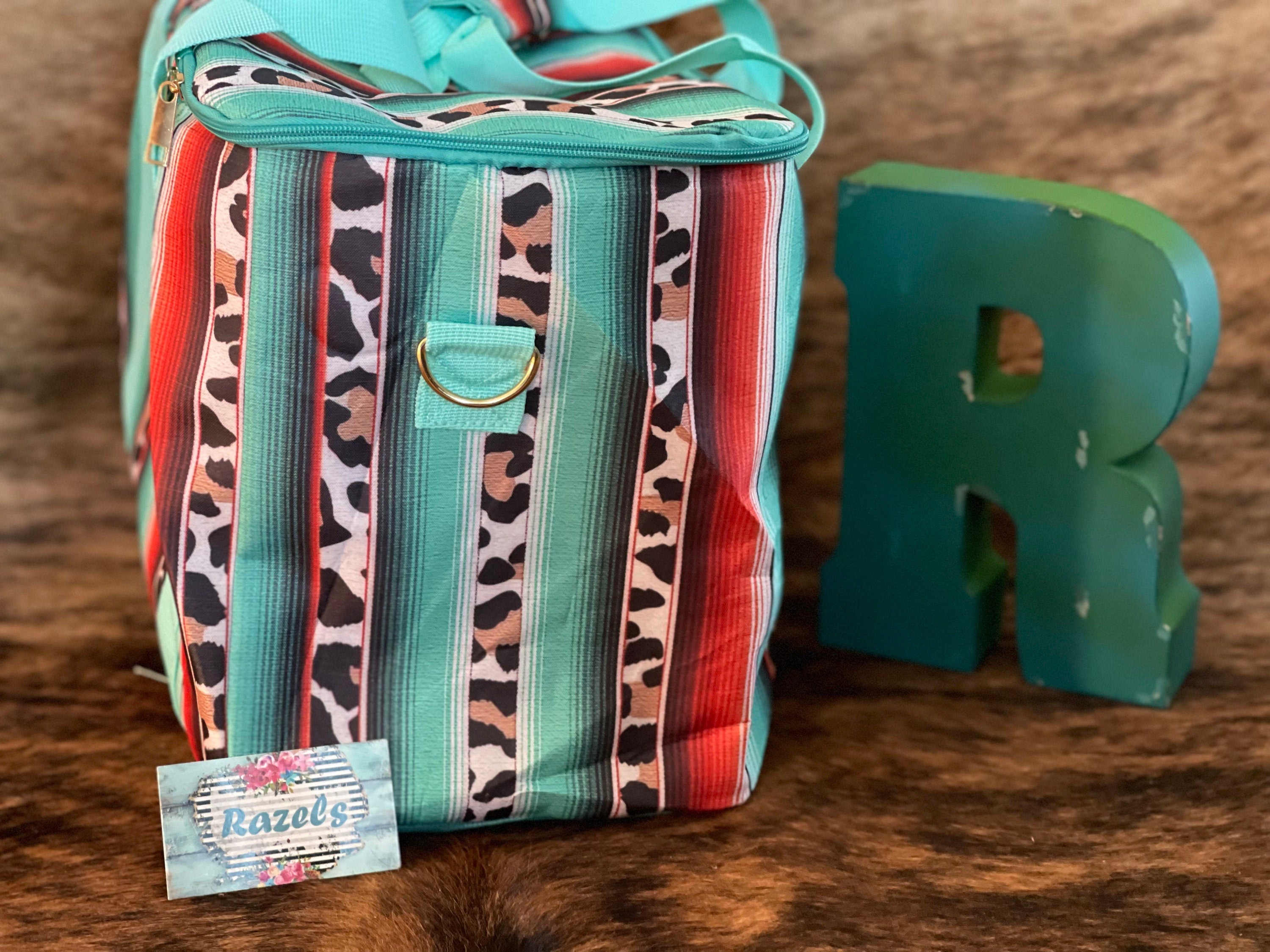 WESTERN COOLER | Soft Cooler BAG, Cow Print Cooler Bag