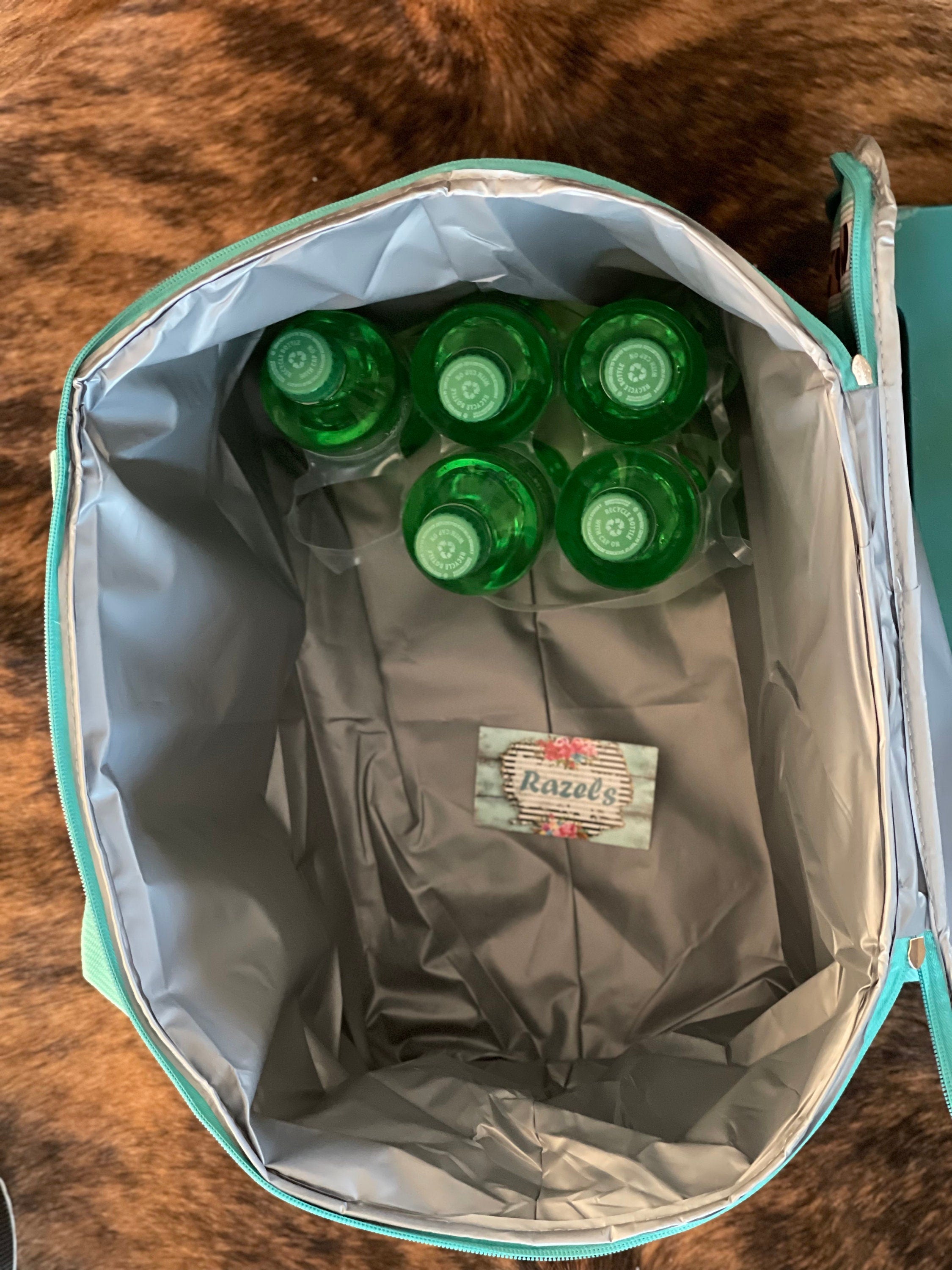 WESTERN COOLER | Soft Cooler BAG, Cow Print Cooler Bag