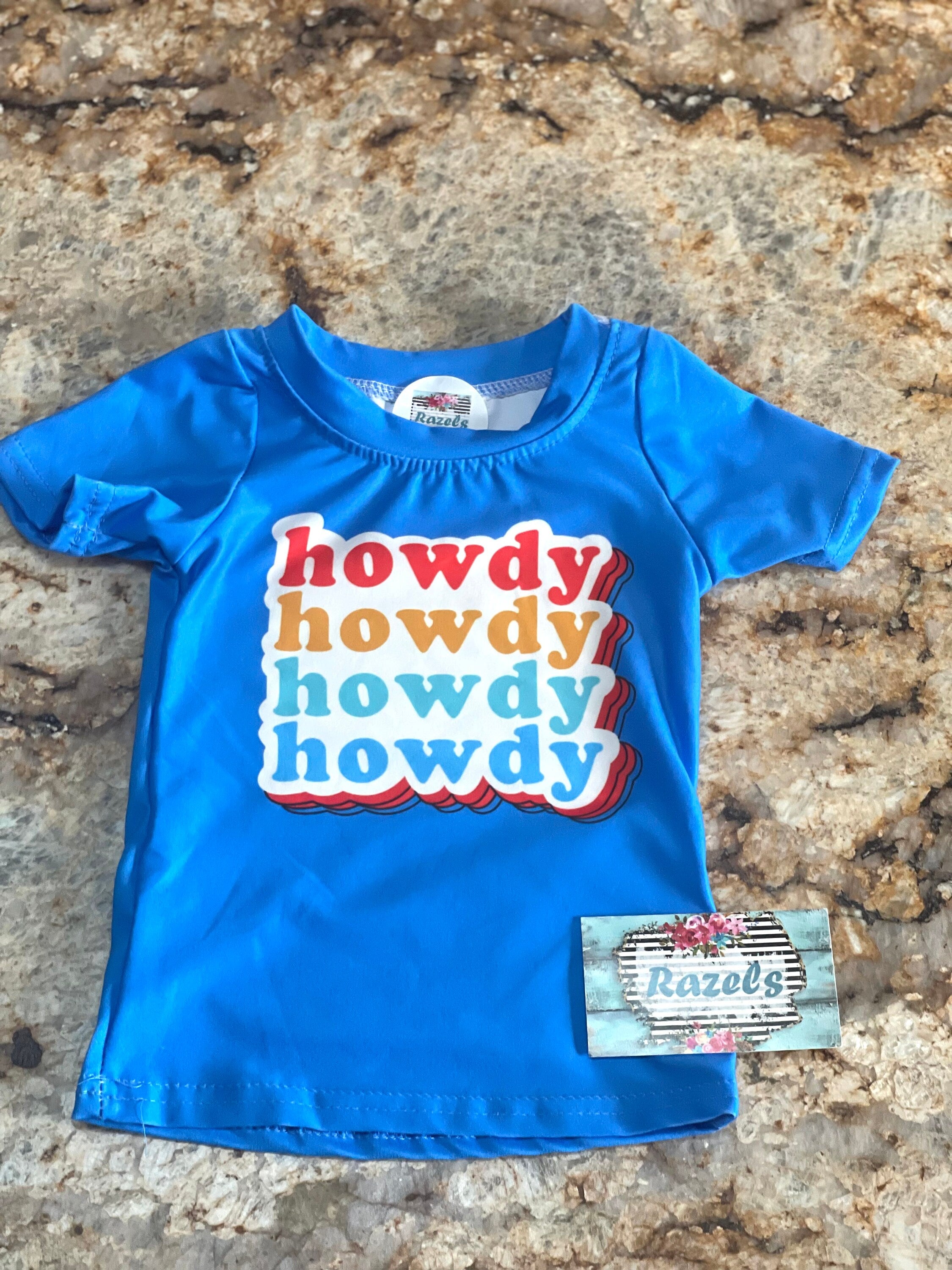 kids howdy tshirt