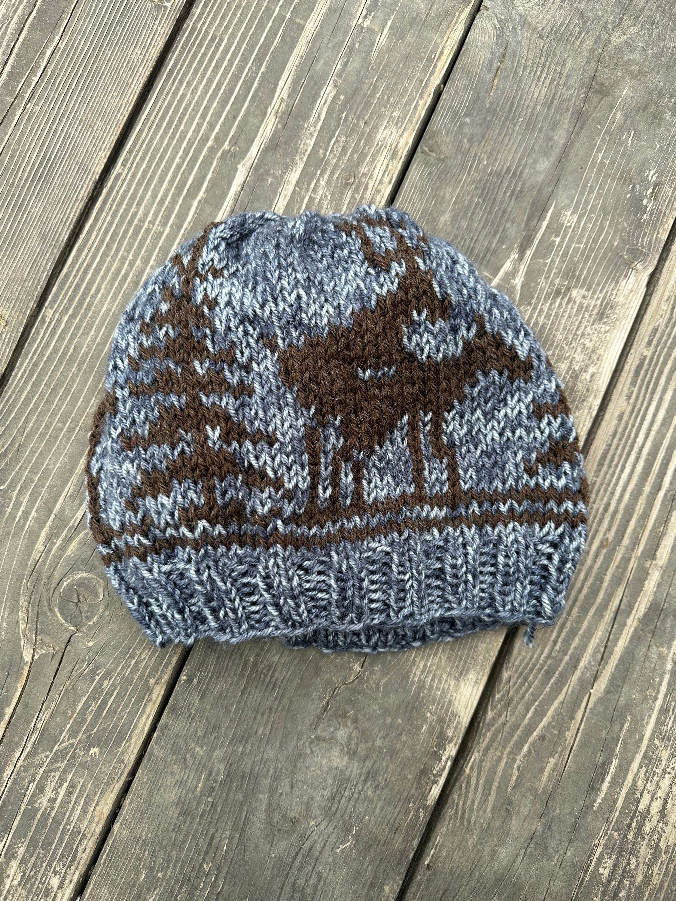 Funny Hunter Gift | Humping Deer Hat – Naughty Outdoorsman Hat for Dad, Brother, Friend | Wool & Cotton Hand-Knit Beanie