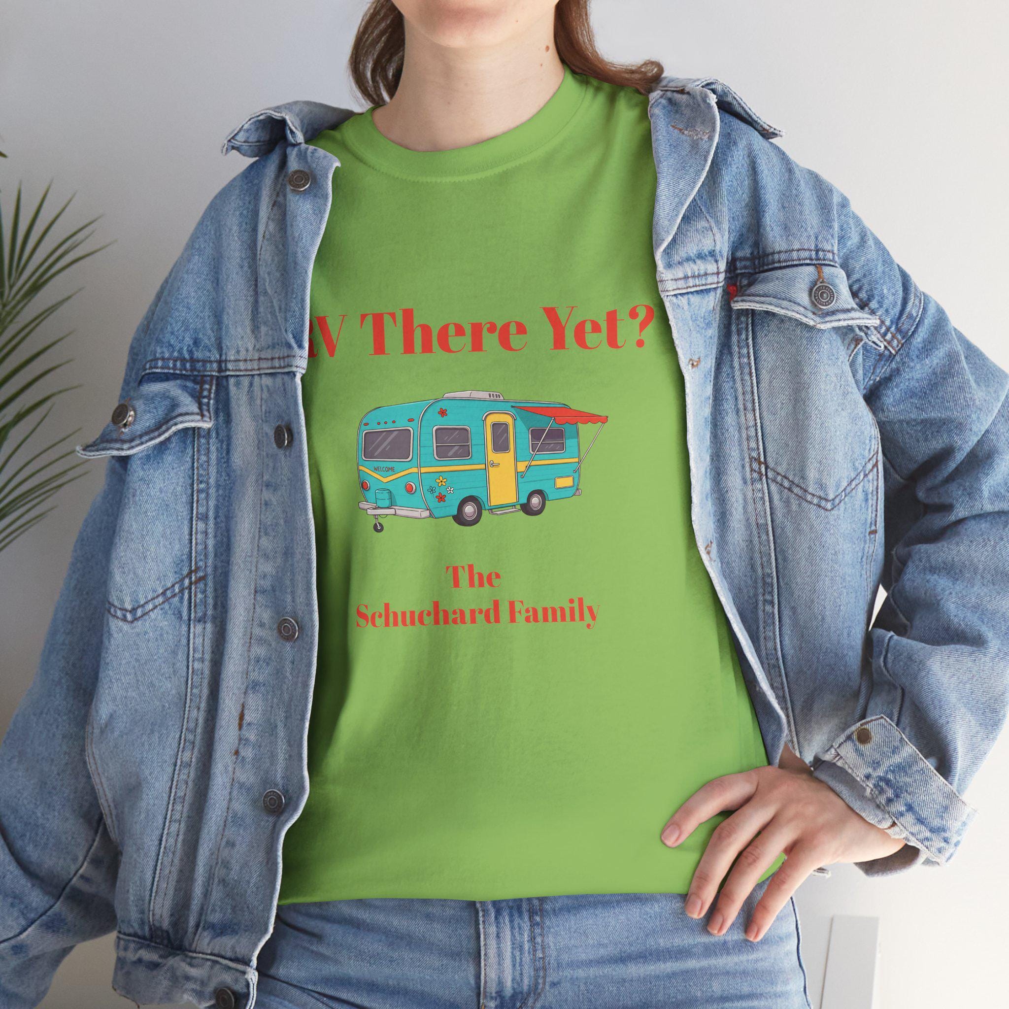 &quot;RV There Yet?&quot; Unisex Garment-Dyed T-Shirt
🏕️ Road-trip ready & full of camper-core vibes! 🚐

✓ Personalize with Family Name or Anything else that you&#39;d like!
✓Soft, garment-dyed cotton for that broken-in feel from day one
✓ Unisex sizing from S to 4XL – so everyone can ride in comfort
✓ 9 fun, bold colors that scream vacation mode
✓ Double-needle stitching for extra durability (because life gets messy)