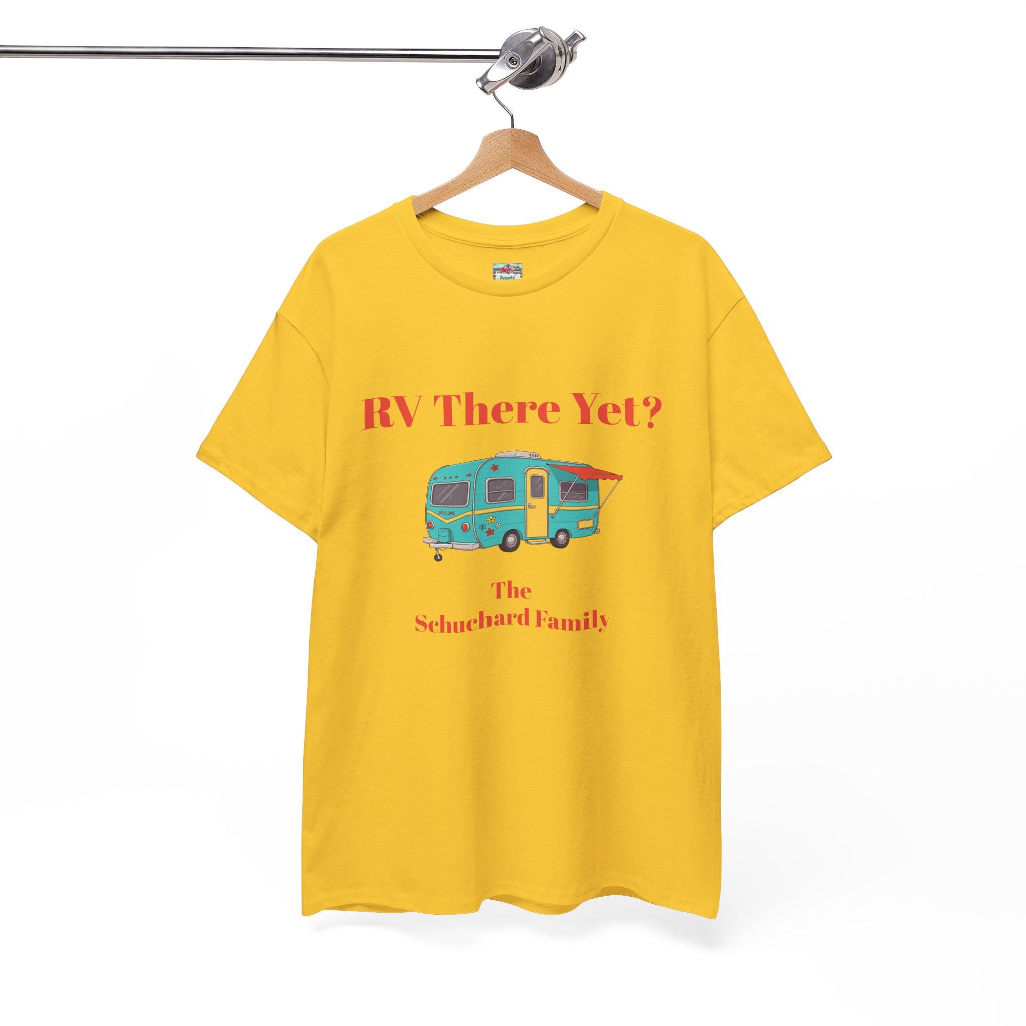 &quot;RV There Yet?&quot; Unisex Garment-Dyed T-Shirt
🏕️ Road-trip ready & full of camper-core vibes! 🚐

✓ Personalize with Family Name or Anything else that you&#39;d like!
✓Soft, garment-dyed cotton for that broken-in feel from day one
✓ Unisex sizing from S to 4XL – so everyone can ride in comfort
✓ 9 fun, bold colors that scream vacation mode
✓ Double-needle stitching for extra durability (because life gets messy)