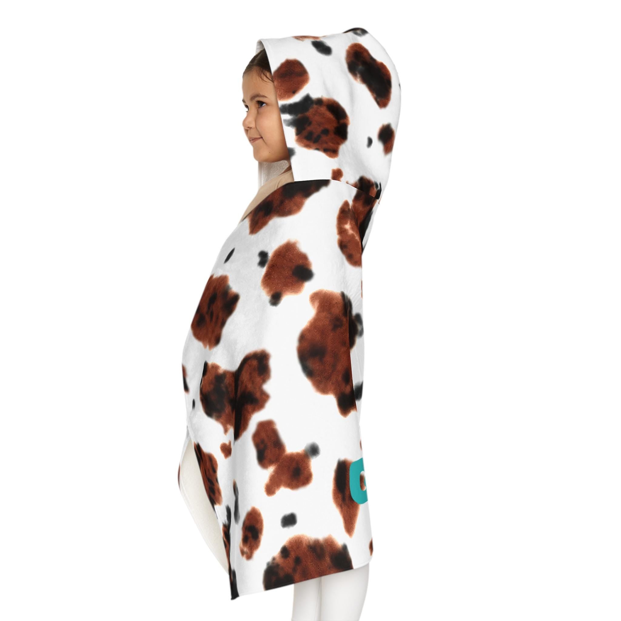 Brown Cowprint Hooded Towel for Kids – Western Cowboy Style

✓ FREE shipping on orders $35+
✓ Printed in the USA – usually arrives in 5–8 business days
✓ Soft terry cotton lining – warm and super absorbent
✓ Durable polyester outer layer with vivid cowhide design
✓ One-size-fits-most (24&quot; × 48&quot;) – great for toddlers and young kids
✓ Full all-over print, including hood – total cowboy coverage
✓ Matches our western swimsuit collection – complete the look!