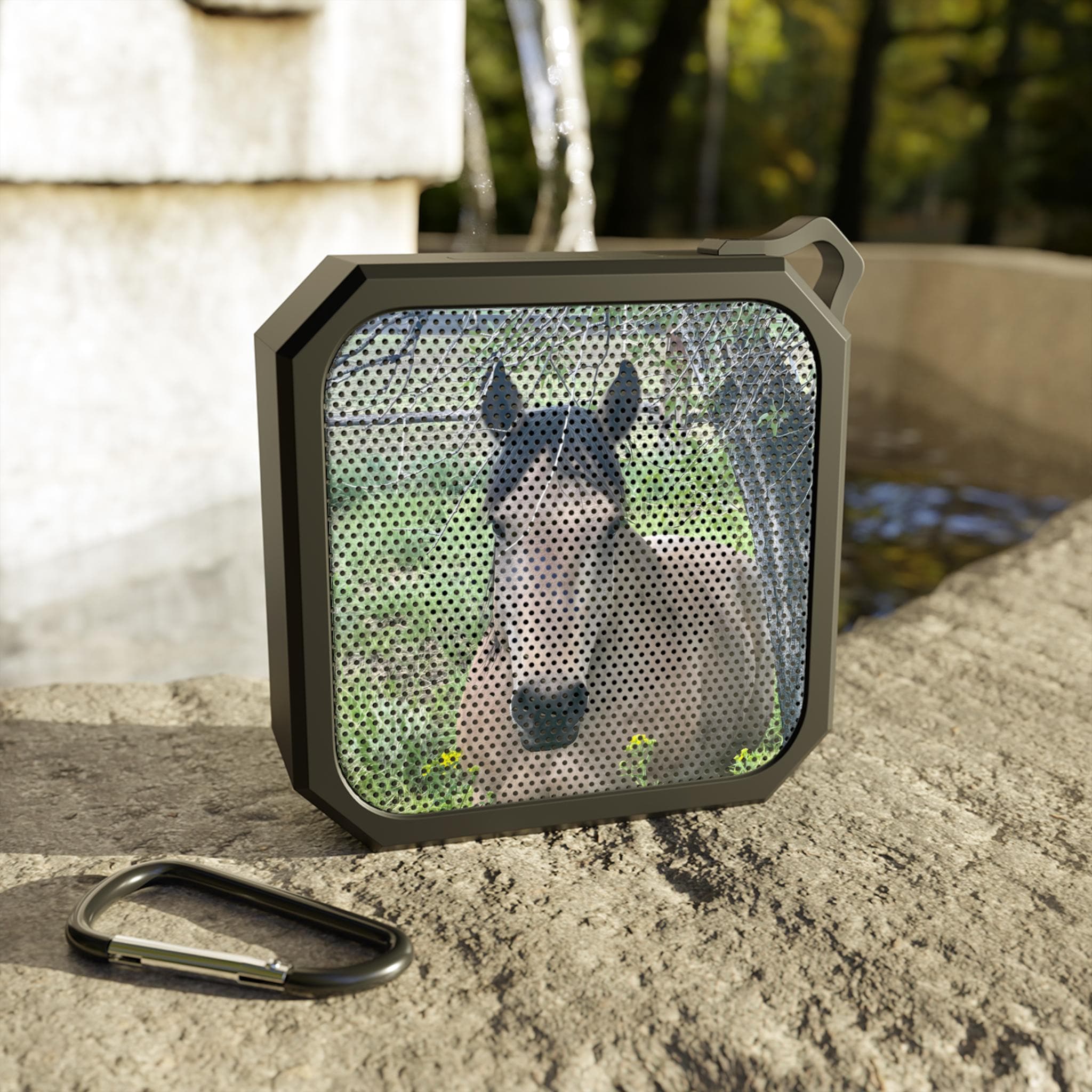 Custom Pet Photo Outdoor Bluetooth Speaker – Waterproof & Portable Sound 
🎁 Perfect for:
– Horse girls and barn friends
– Dog moms and cat dads
– Backyard Chicken Mama&#39;s
– Birthday surprises for pet lovers
– Memorial keepsakes for a beloved pet 🐾