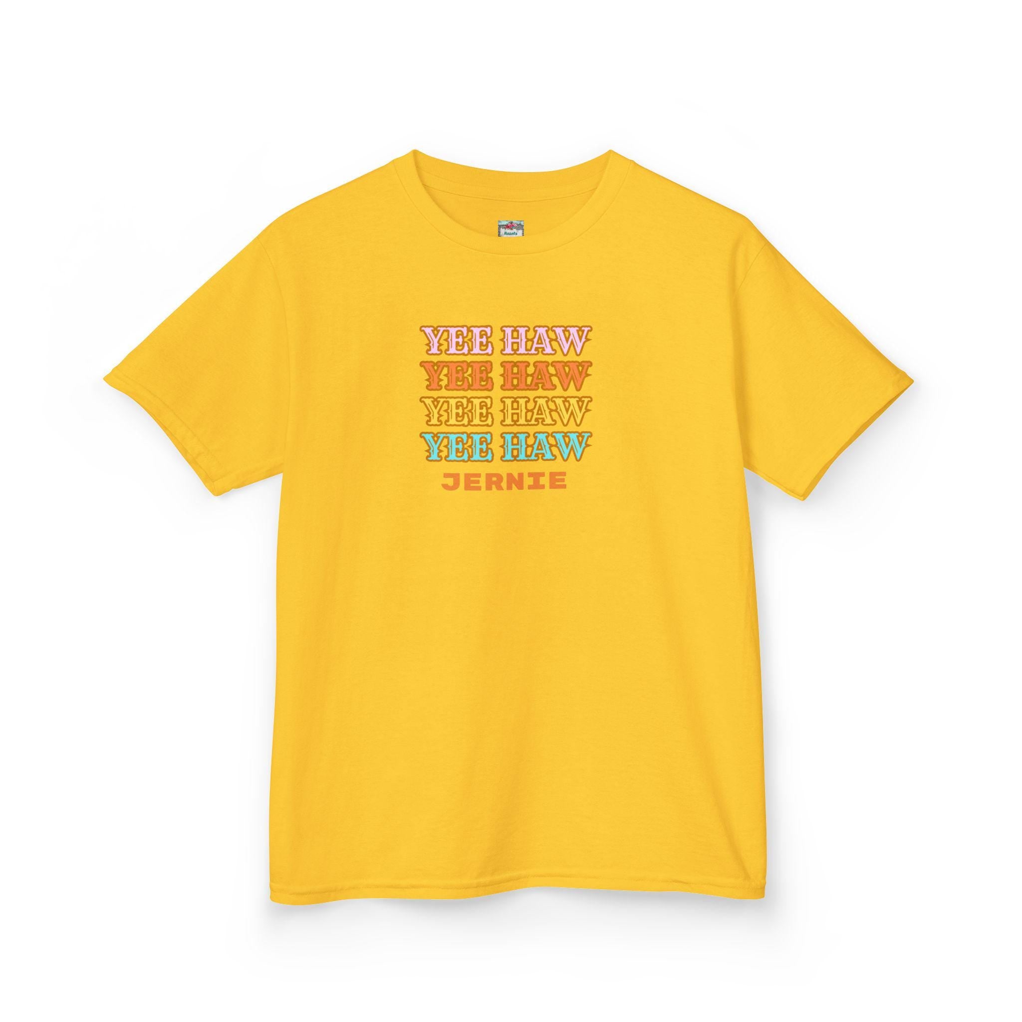 Personalized Girls YEEHAW T-Shirt: Retro Western Rodeo Tee -Razels