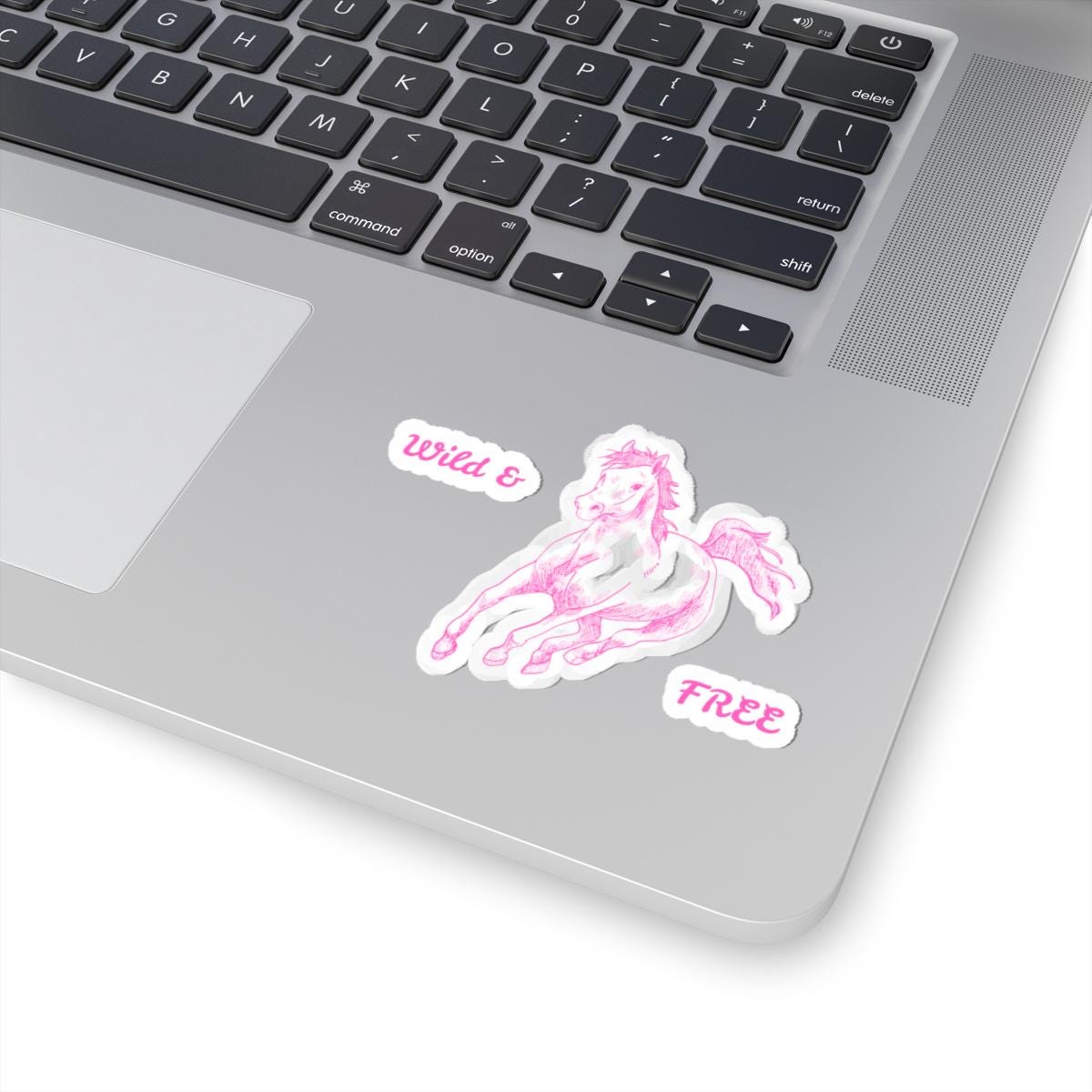 Wild & Free Horse Stickers for Laptop, Phone case, Notebook, Kindle, Scrapbooking, Cute Cowgirl Gift, Horse Girl Sticker