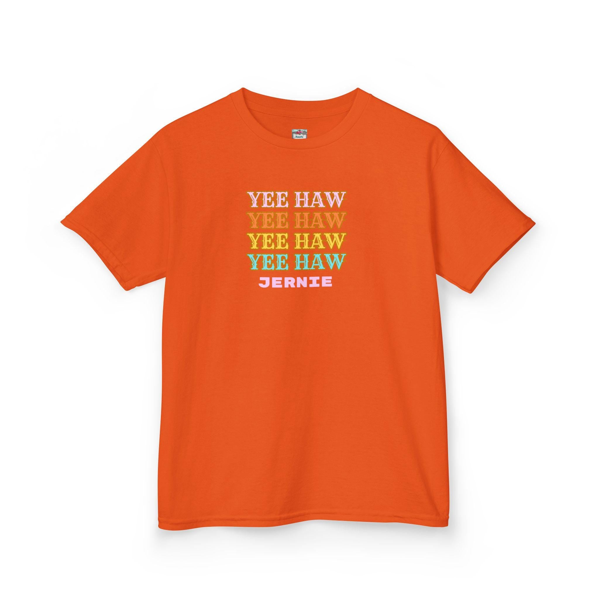 Personalized Girls YEEHAW T-Shirt: Retro Western Rodeo Tee -Razels