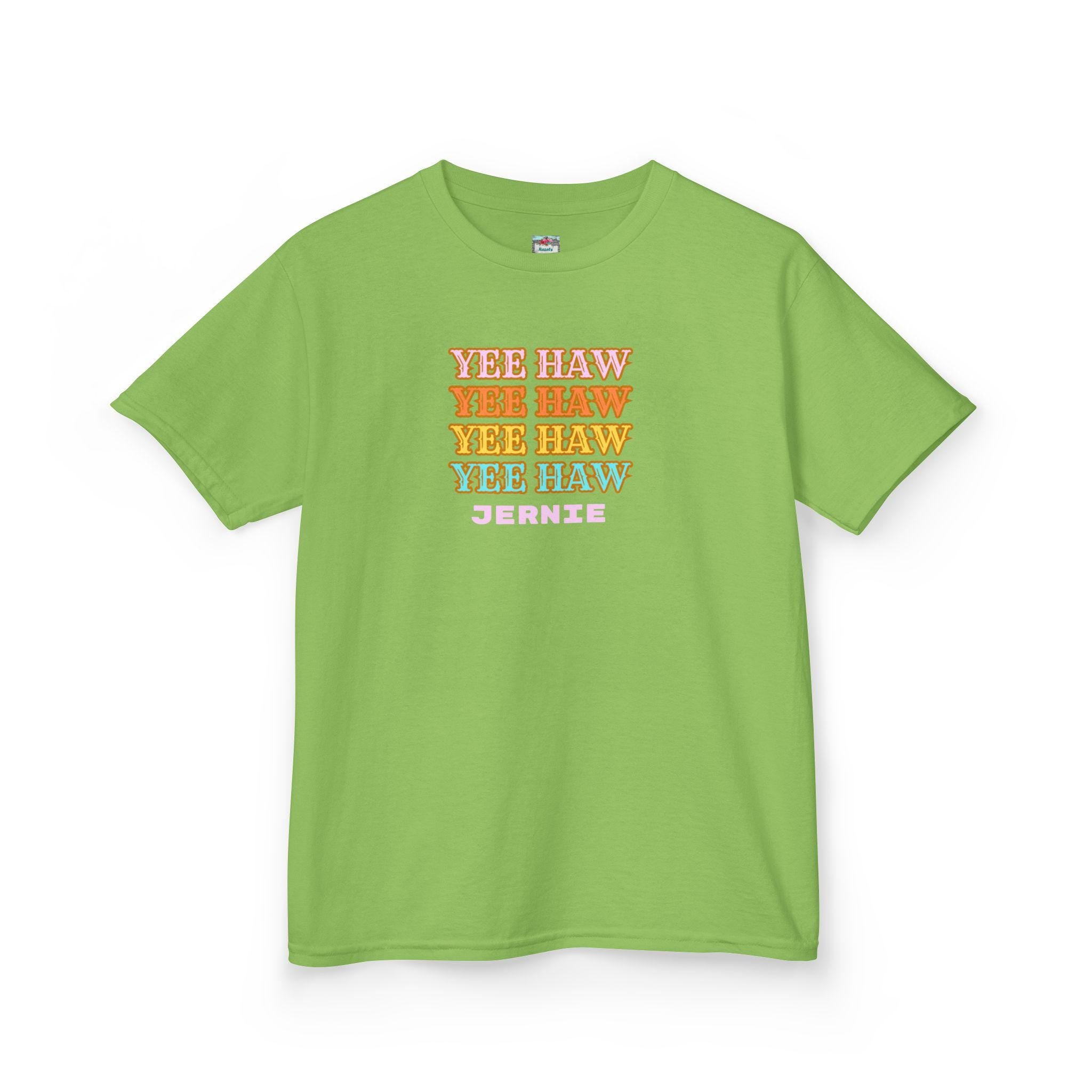 Personalized Girls YEEHAW T-Shirt: Retro Western Rodeo Tee -Razels