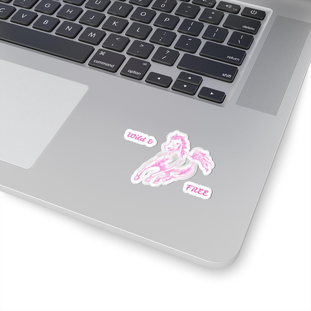 Wild & Free Horse Stickers for Laptop, Phone case, Notebook, Kindle, Scrapbooking, Cute Cowgirl Gift, Horse Girl Sticker