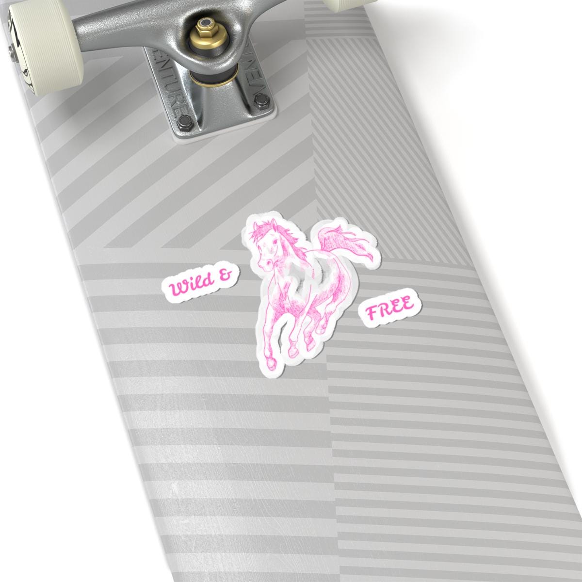 Wild & Free Horse Stickers for Laptop, Phone case, Notebook, Kindle, Scrapbooking, Cute Cowgirl Gift, Horse Girl Sticker