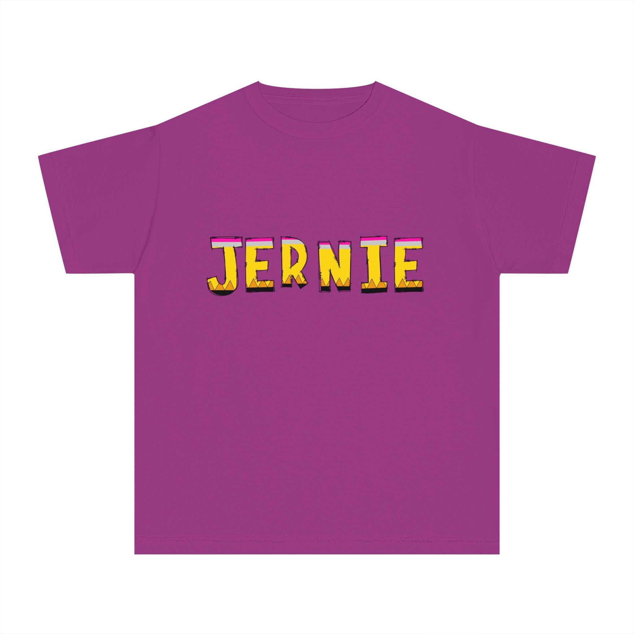 Colorful Youth Midweight Tee, Fun Back-to-School Shirt, Personalized Kids Tee, Bright Summer T-Shirt, Gift for Students