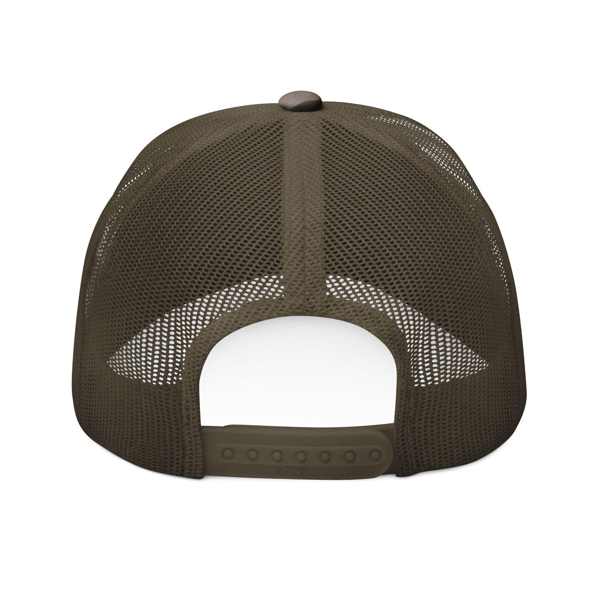 Hunting Hat for Wife, Her Camouflage Trucker Hat with 'Hunting Hair Don't Care' Embroidery