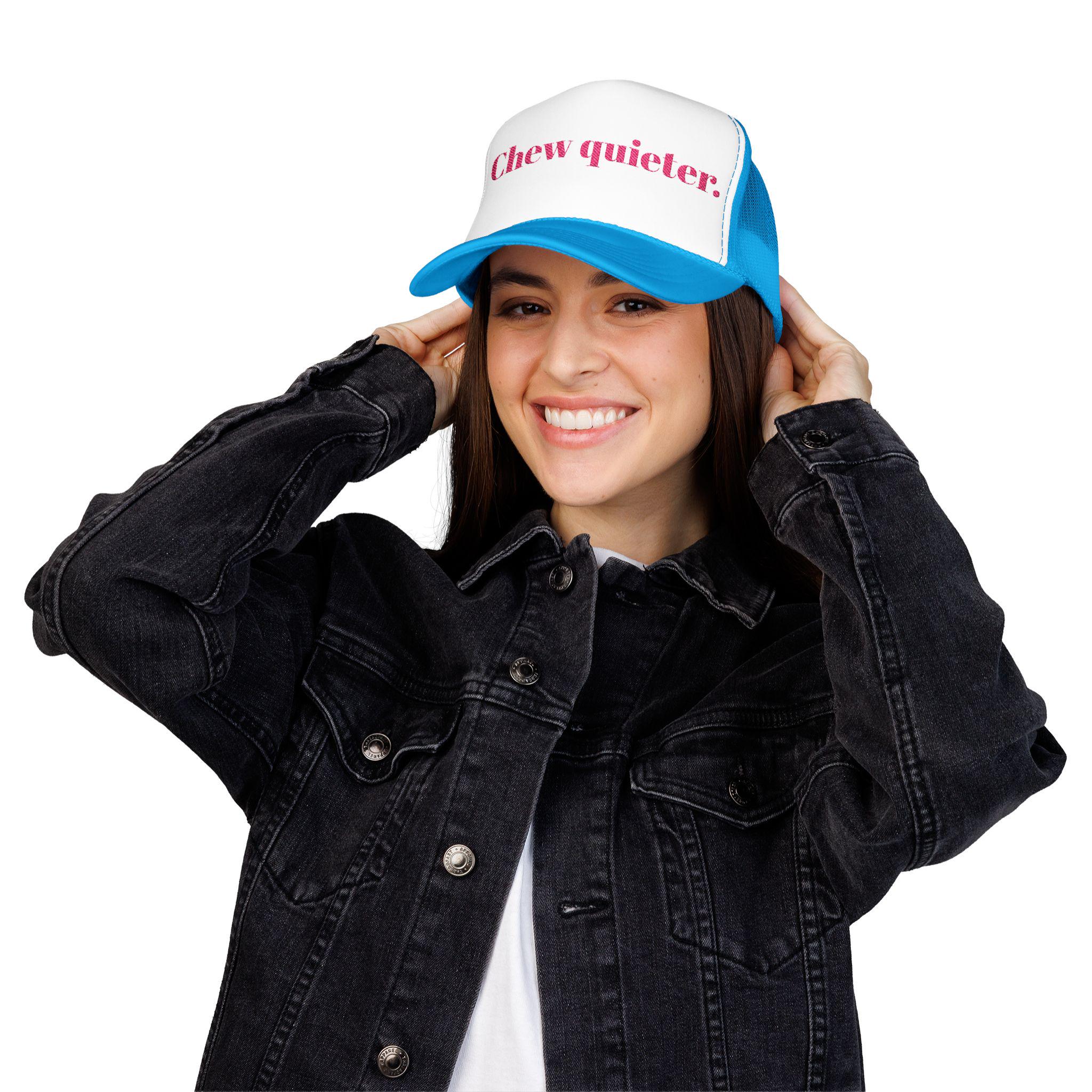 CHEW Quieter Foam Trucker Hat | Funny Embroidered Cap | Custom Humor Hat -Razels