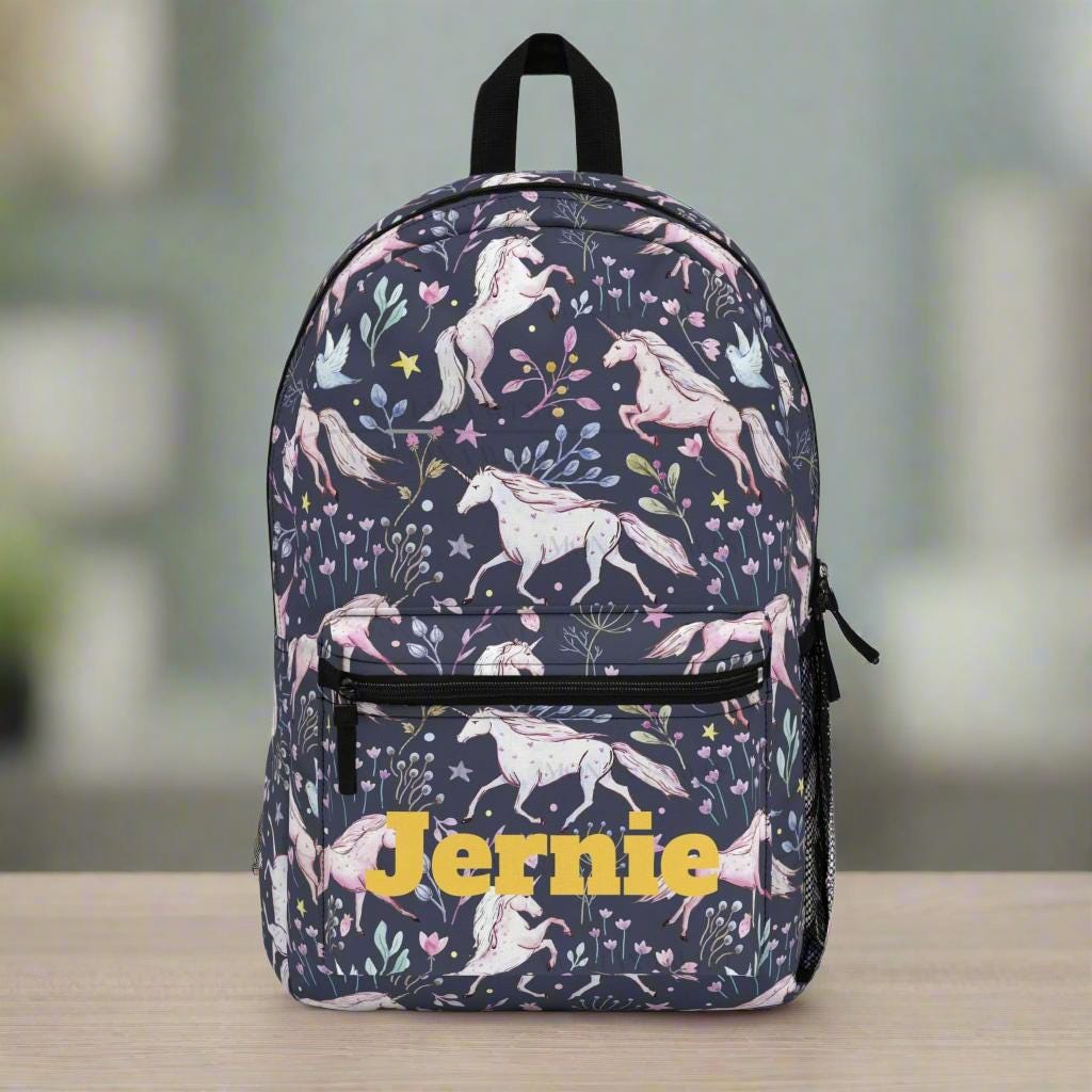 Custom Unicorn Stainless Steel Water Bottle, Personalized Kids Water Bottle -Razels