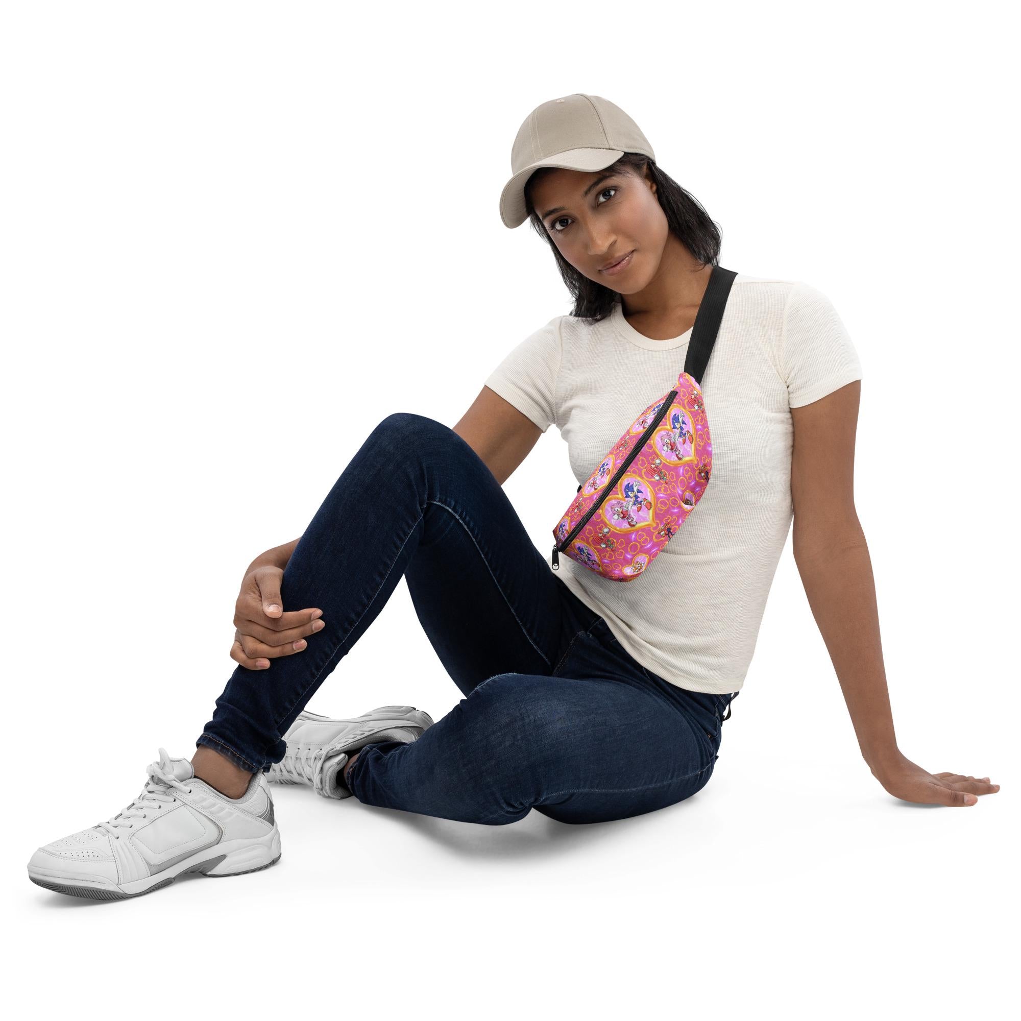 Pink Sonic the Hedgehog Fanny Pack – For Fast-Moving Fashionistas 💨💖
Zoom into cuteness with this pink Sonic fanny pack
✓ Officially awesome Sonic style in a fun pink palette
✓ Adjustable straps for the perfect fit
✓ Roomy enough for your must-haves—phone, wallet, snacks, rings?!
✓ Water-resistant to keep up with all your adventures