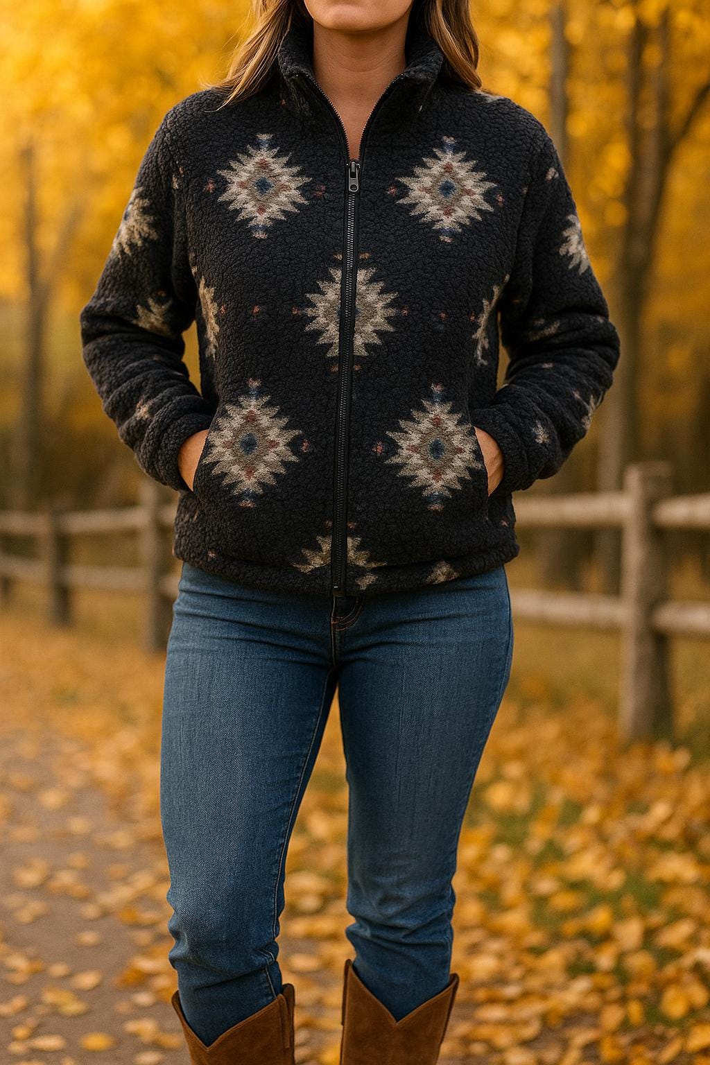 Women's Western Jackets, Aztec Jacket