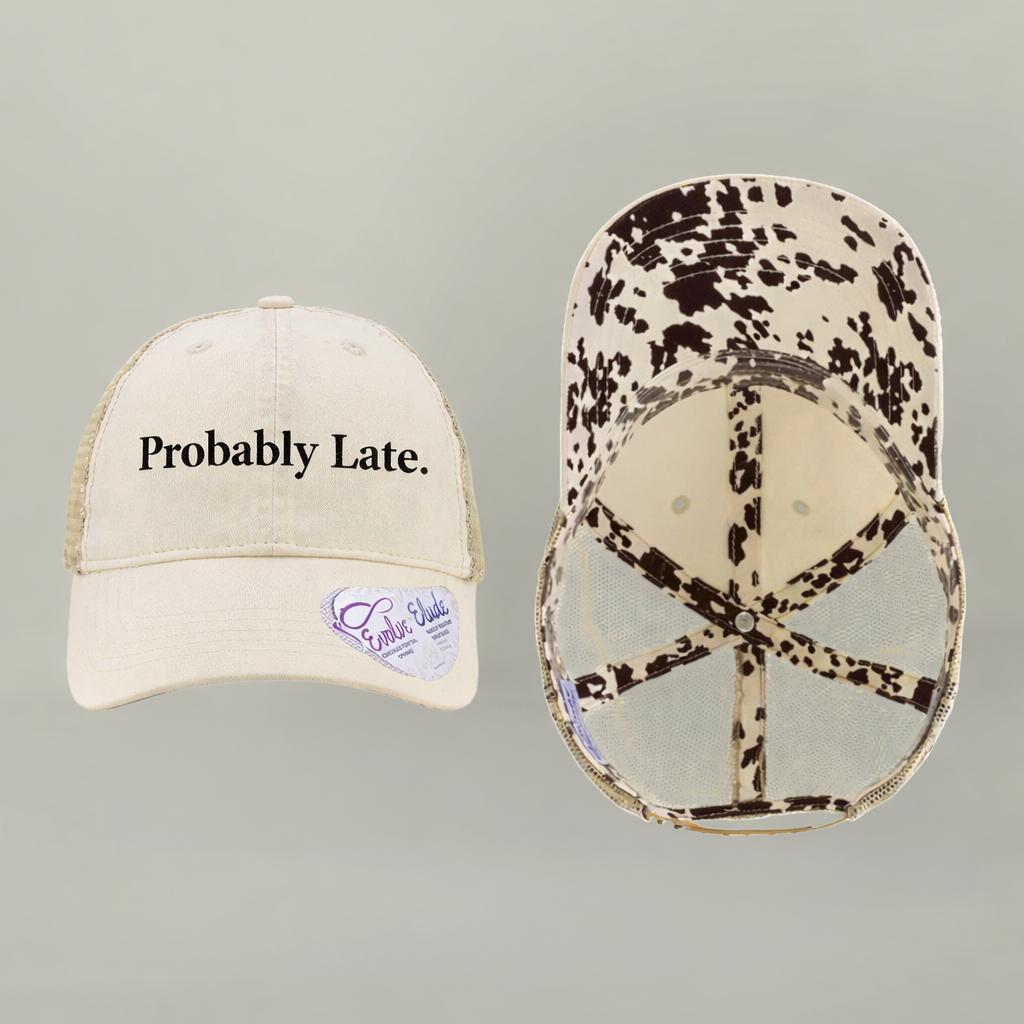 Ponytail Trucker Hat, Women's Funny Saying Cap,